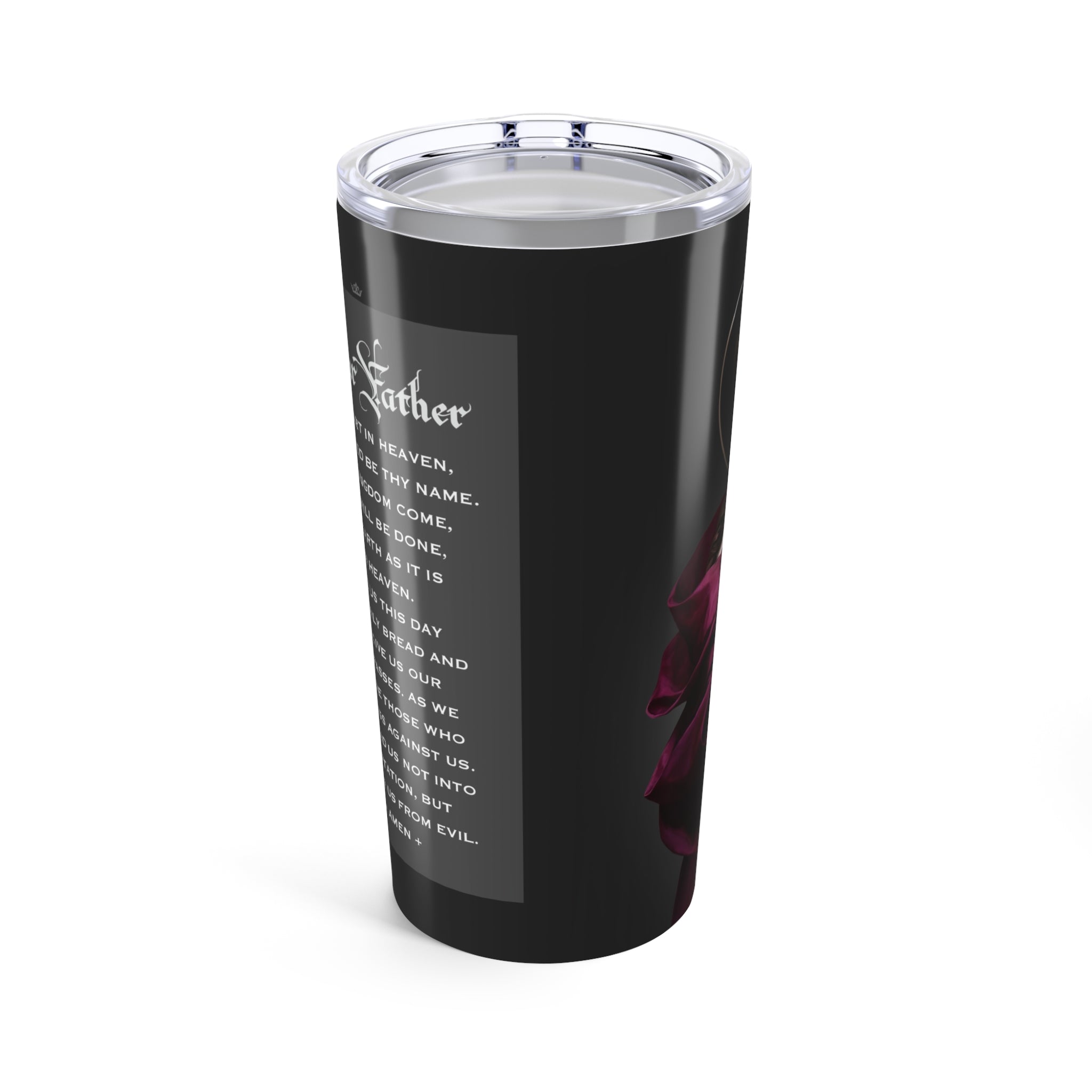 St. Agatha Lord's Prayer Tumbler 20 oz. (Ash) - VENXARA®