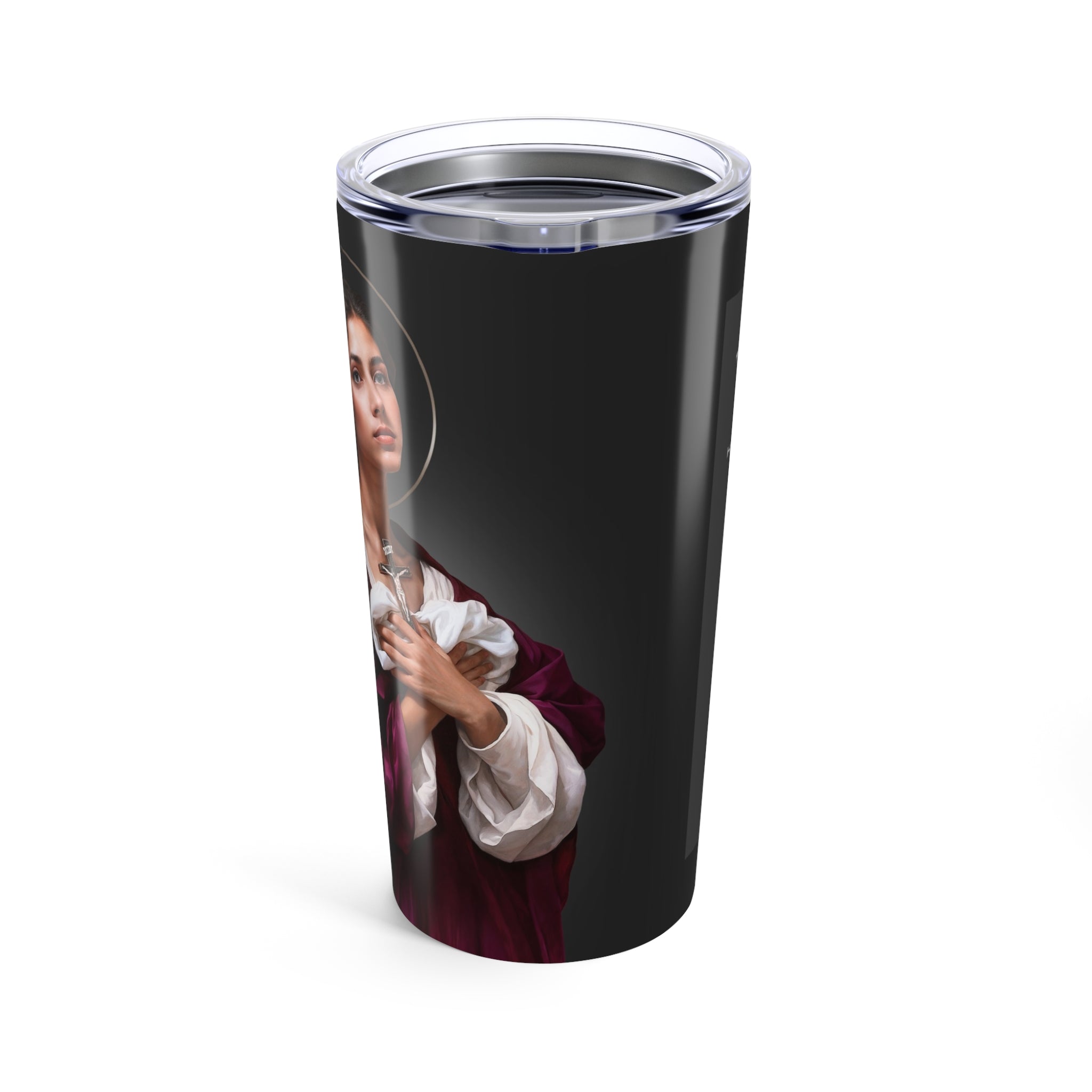 St. Agatha Lord's Prayer Tumbler 20 oz. (Ash) - VENXARA®