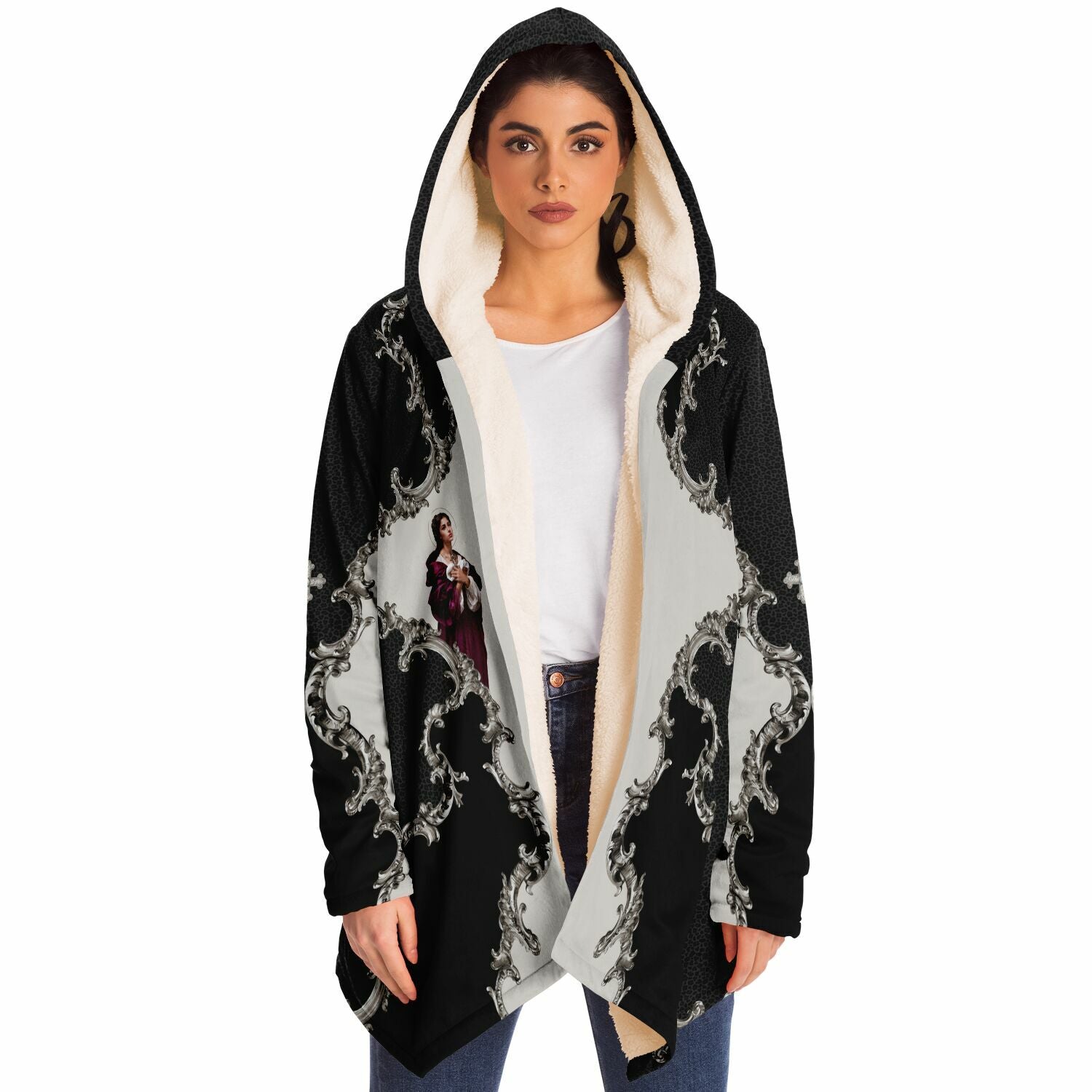 St. Agatha Microfleece Cloak (Baroque Leopard) - VENXARA®