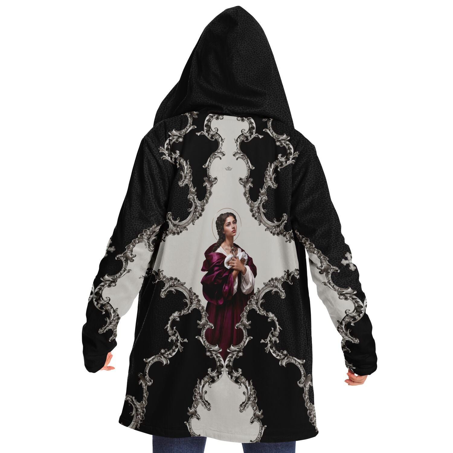 St. Agatha Microfleece Cloak (Baroque Leopard) - VENXARA®