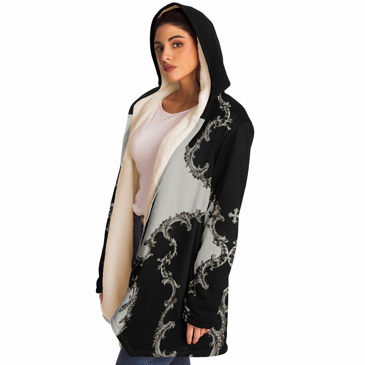 St. Agatha Microfleece Cloak (Baroque Leopard) - VENXARA®