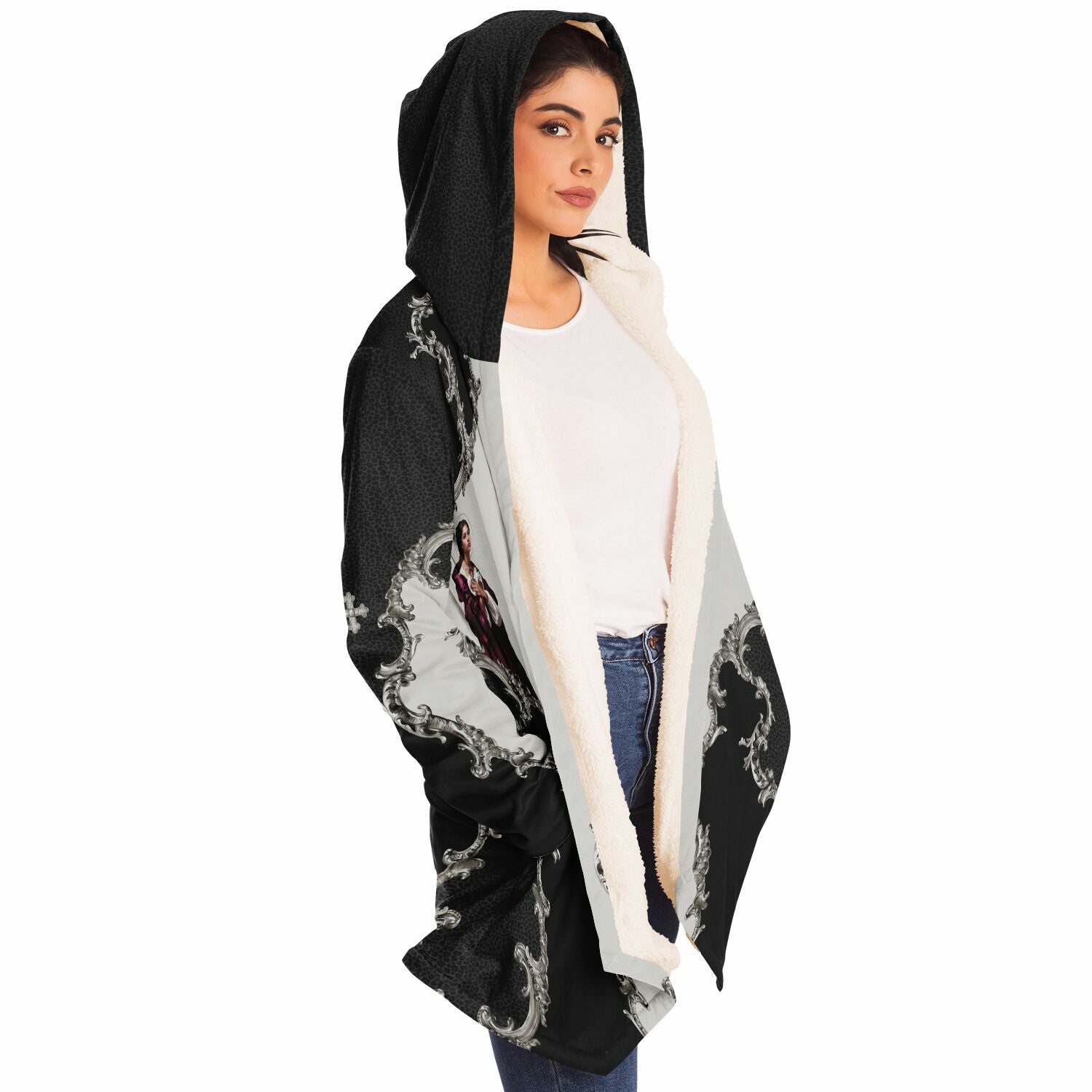 St. Agatha Microfleece Cloak (Baroque Leopard) - VENXARA®