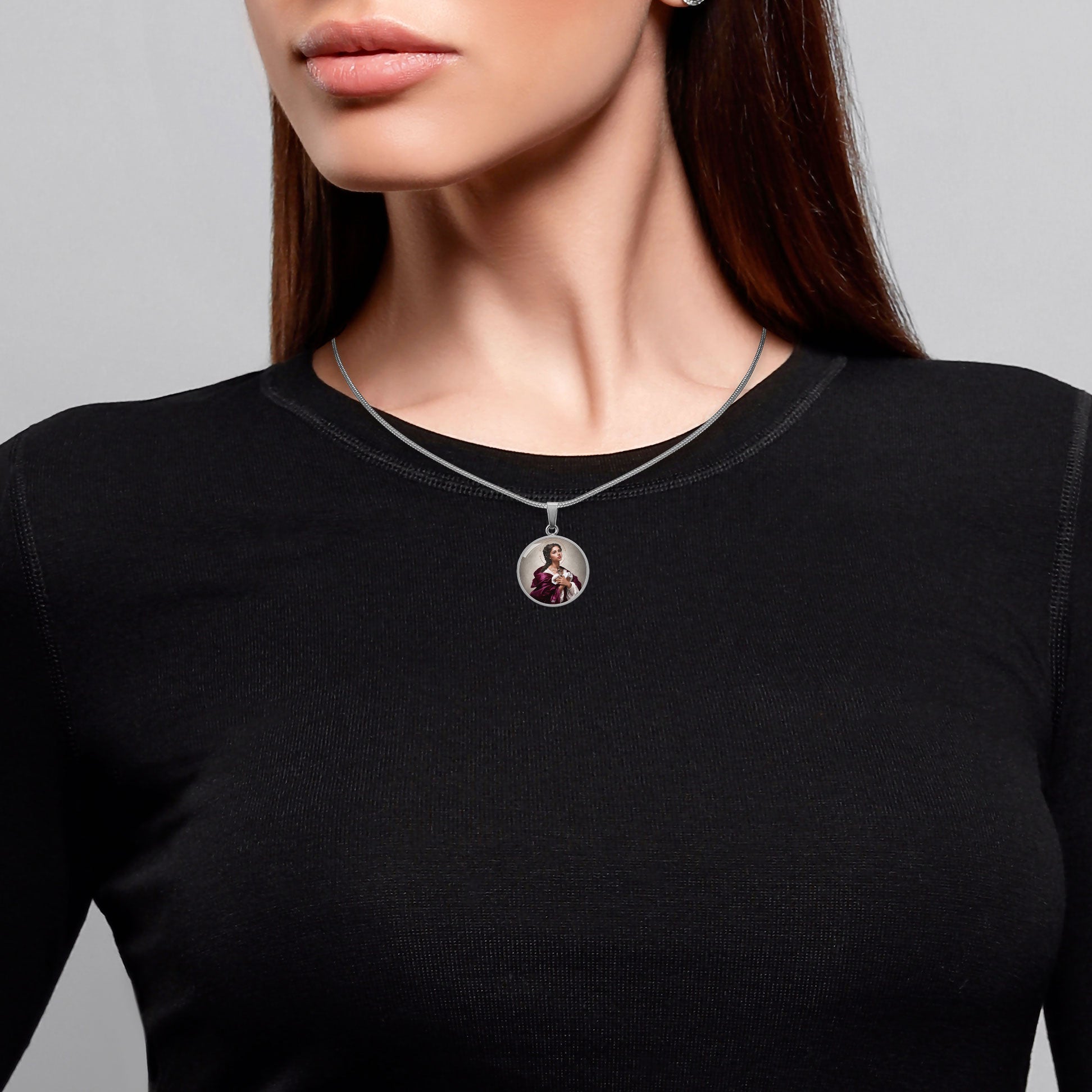 St. Agatha Pendant Necklace - VENXARA®