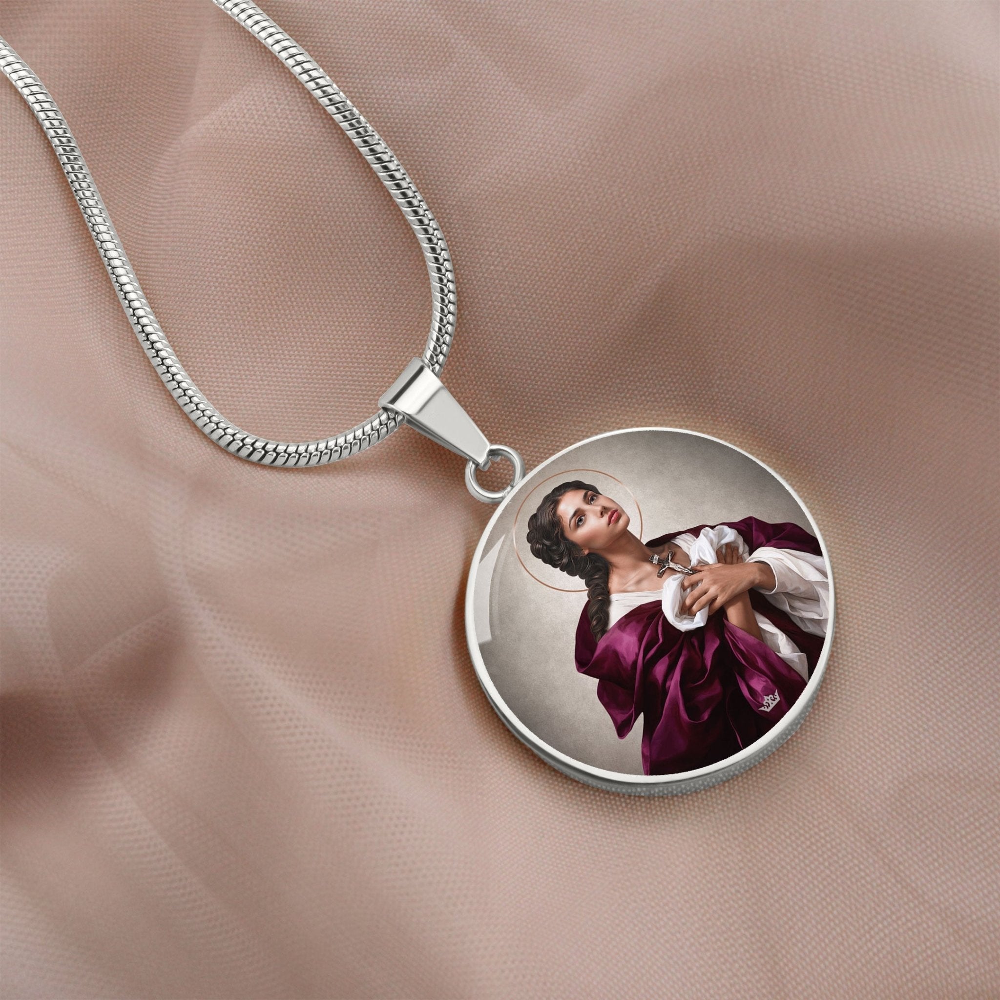 St. Agatha Pendant Necklace - VENXARA®