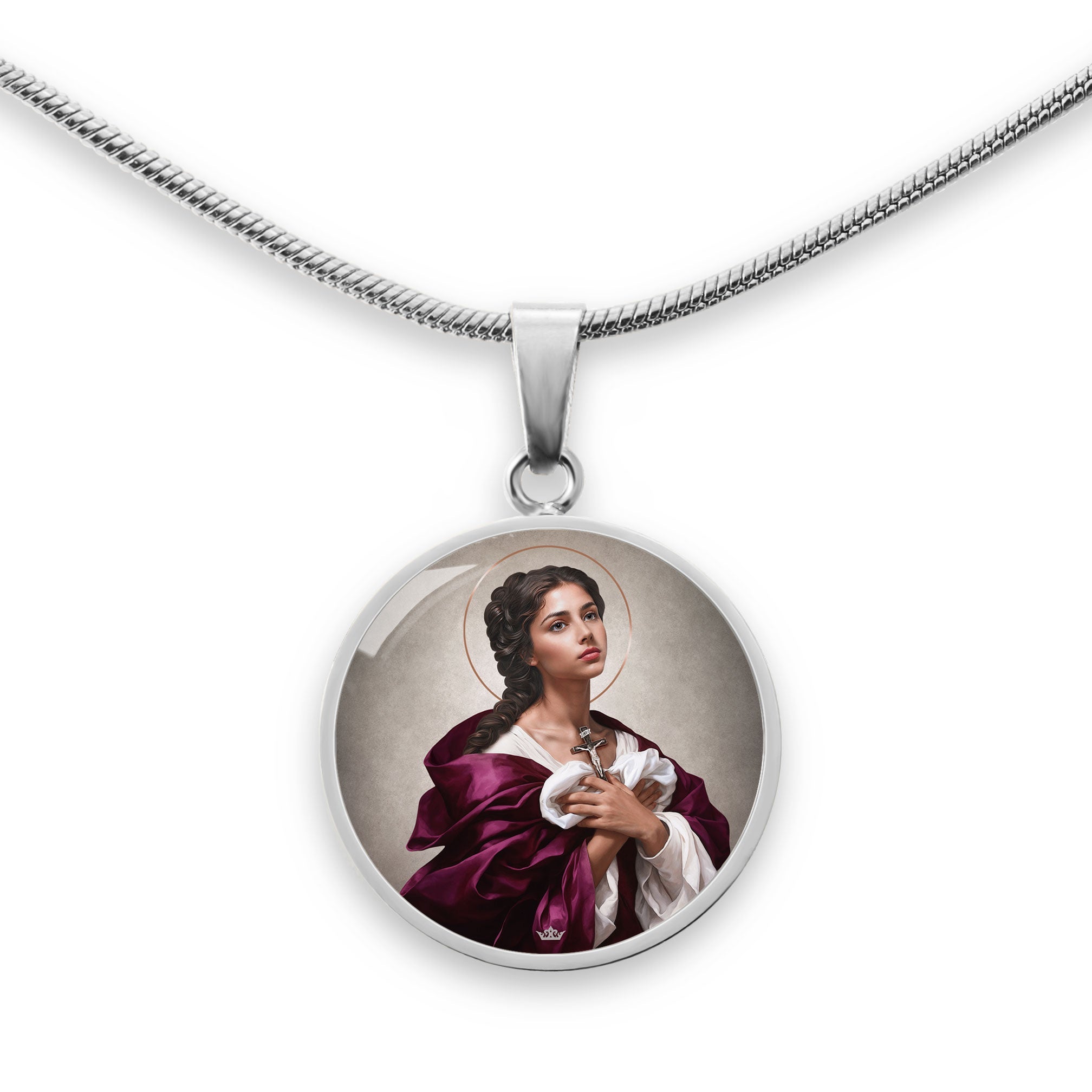 St. Agatha Pendant Necklace - VENXARA®