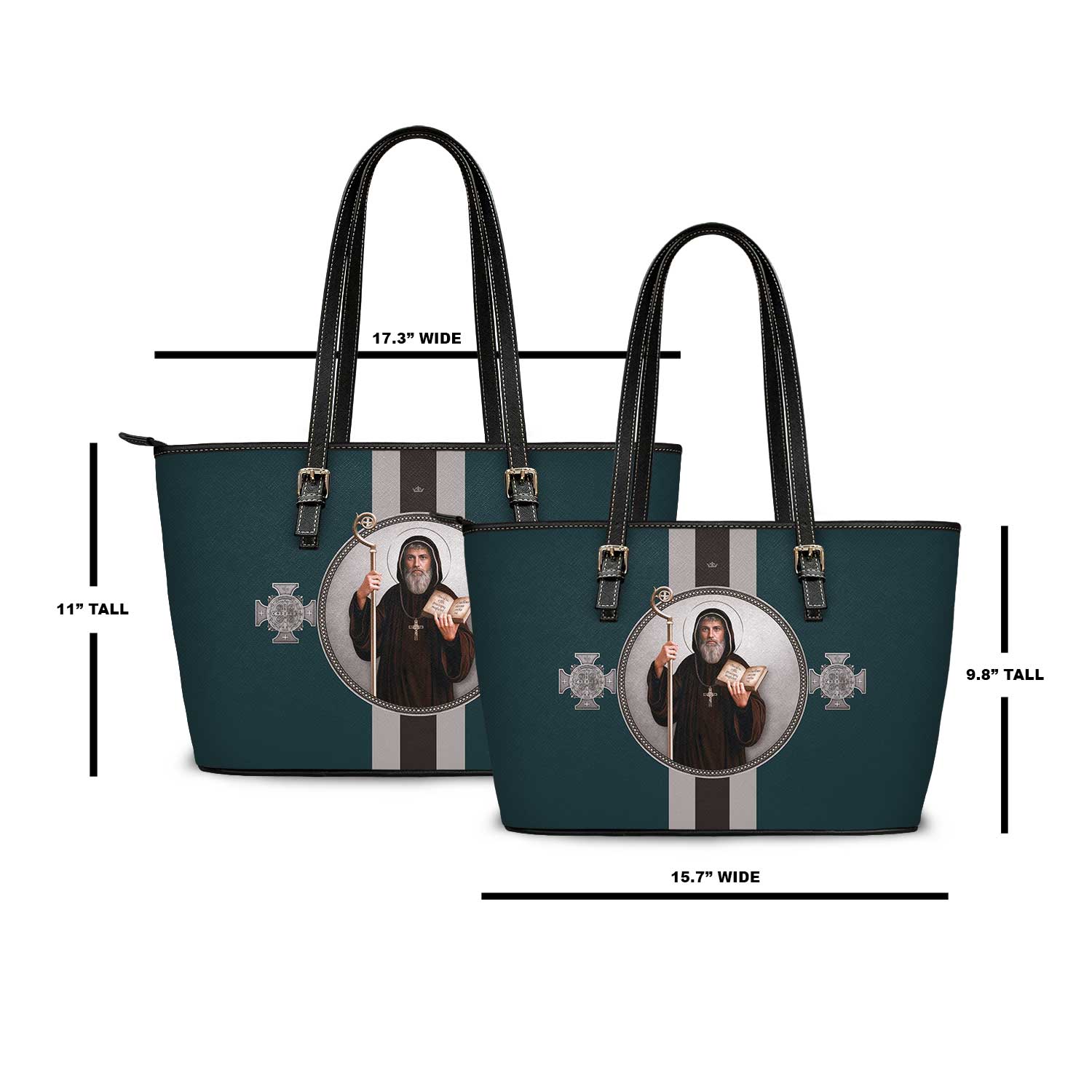 St. Benedict Medallion Tote Bag (Alzavola) - VENXARA®