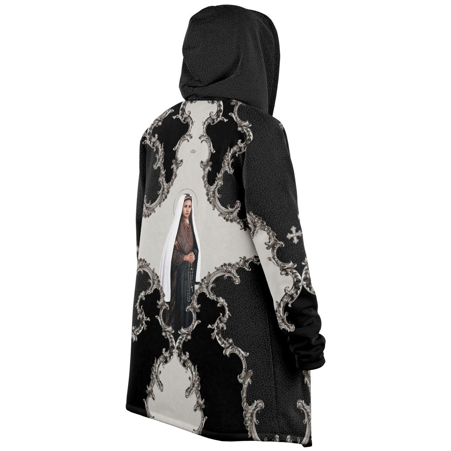 St. Bernadette Microfleece Cloak (Baroque Leopard) - VENXARA®