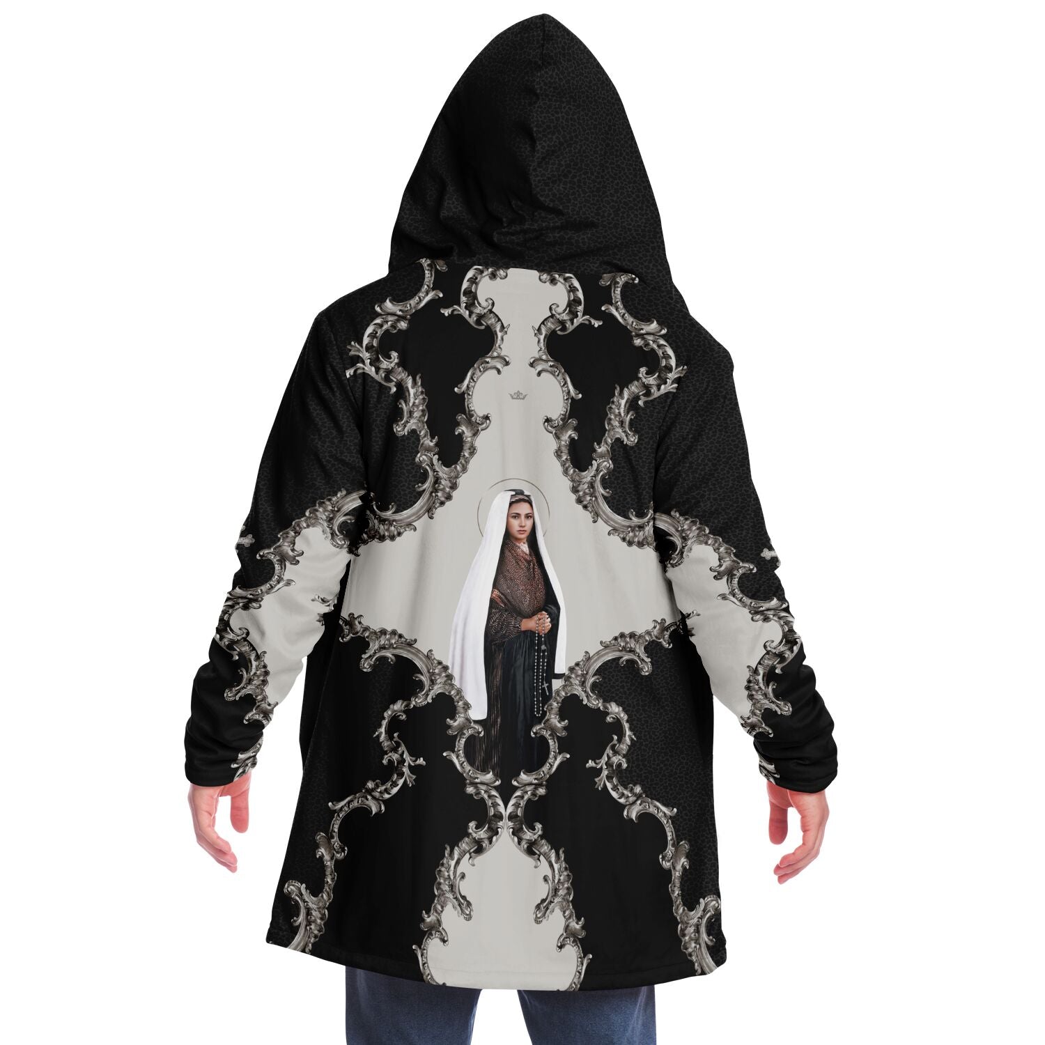 St. Bernadette Microfleece Cloak (Baroque Leopard) - VENXARA®