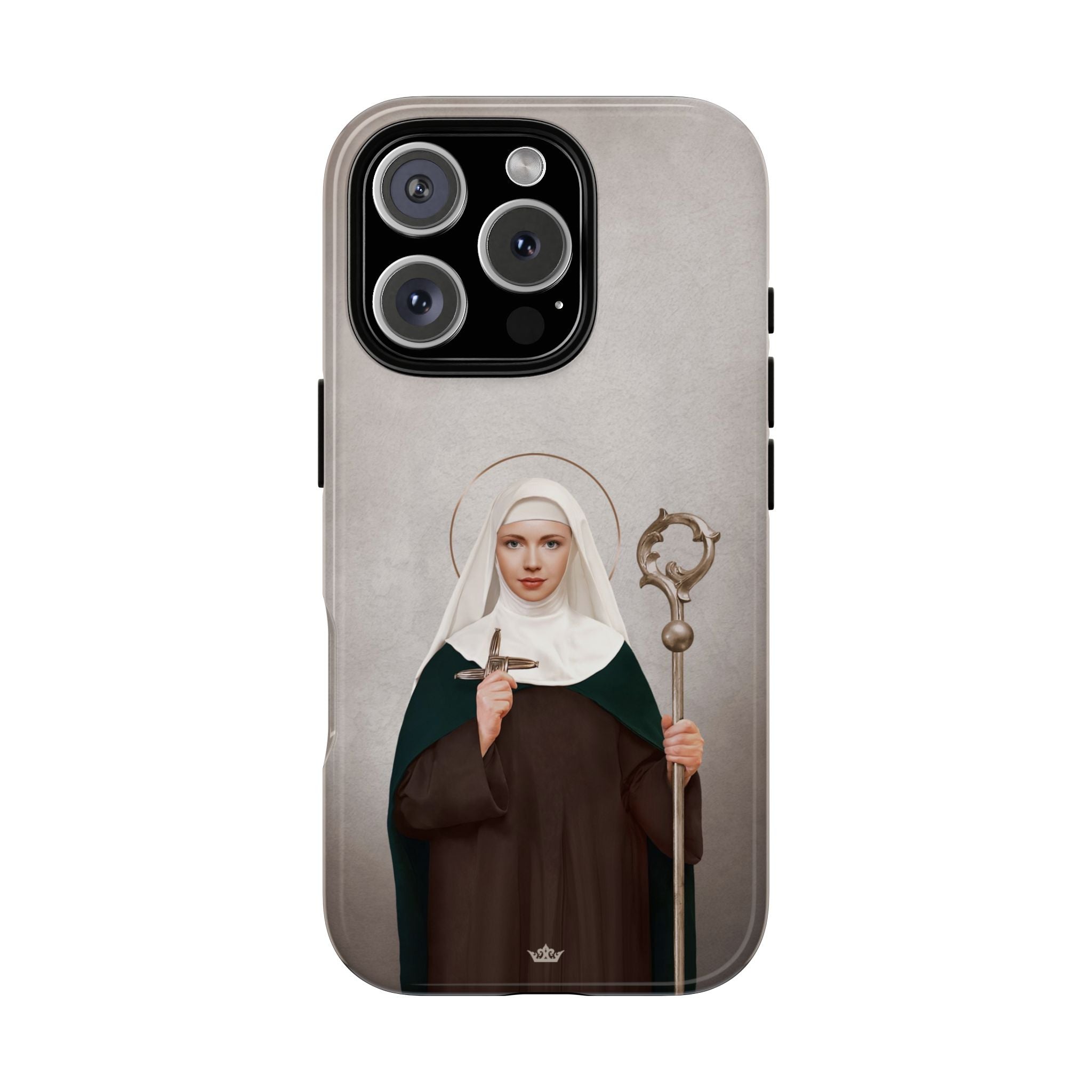 St. Brigid of Ireland Hard Phone Case (Light) - VENXARA®