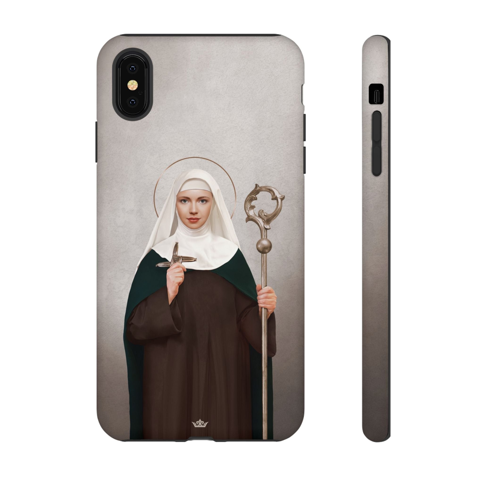 St. Brigid of Ireland Hard Phone Case (Light) - VENXARA®