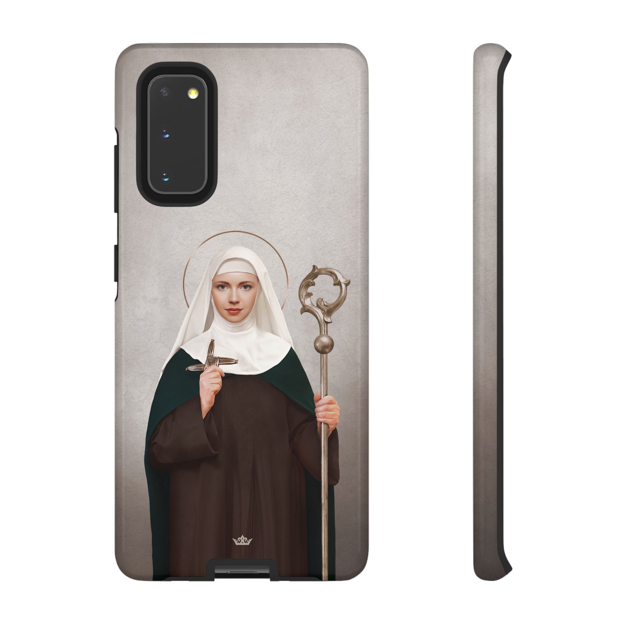 St. Brigid of Ireland Hard Phone Case (Light) - VENXARA®