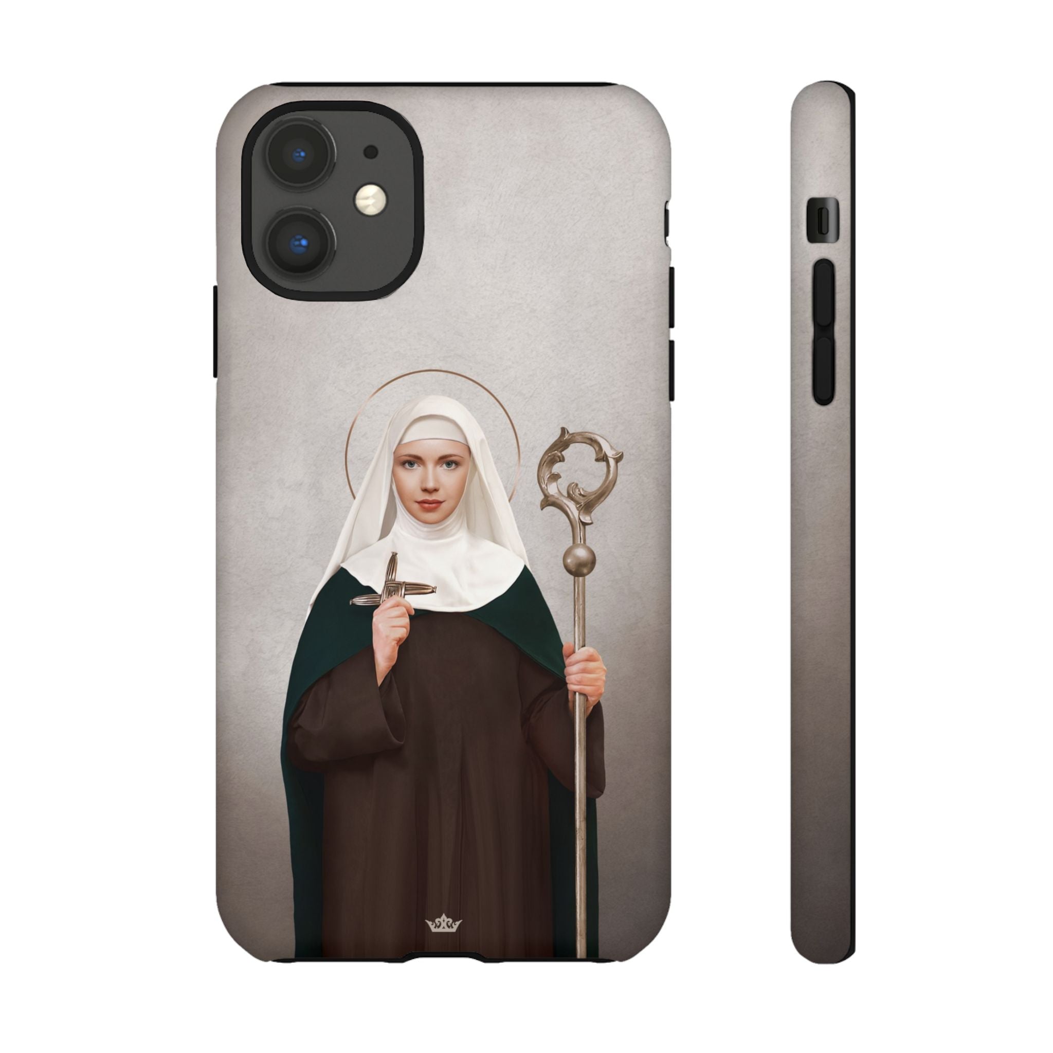 St. Brigid of Ireland Hard Phone Case (Light) - VENXARA®