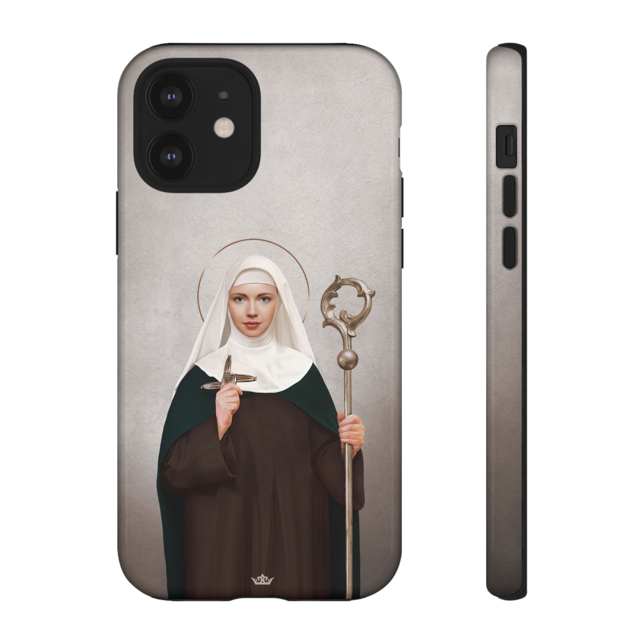 St. Brigid of Ireland Hard Phone Case (Light) - VENXARA®