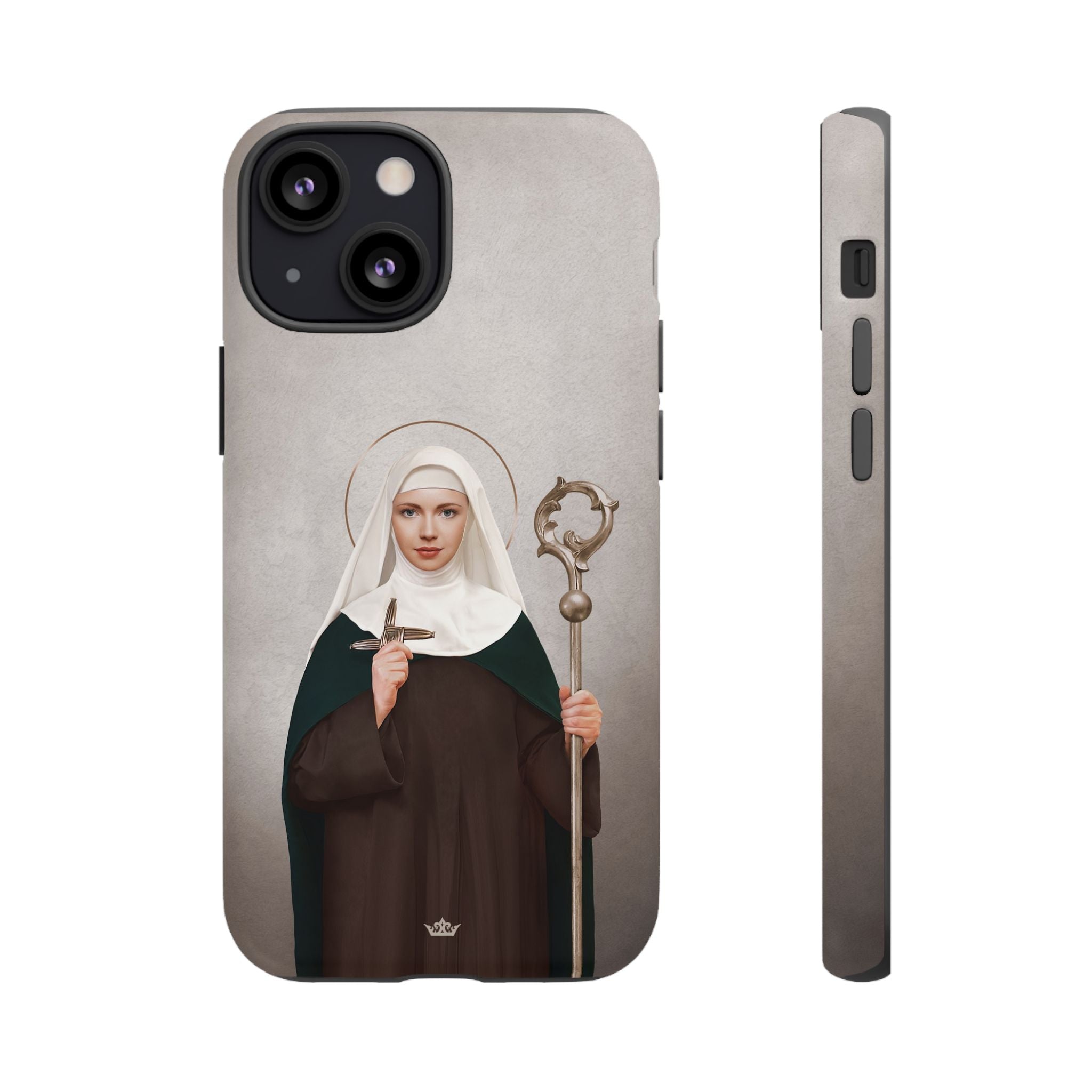 St. Brigid of Ireland Hard Phone Case (Light) - VENXARA®