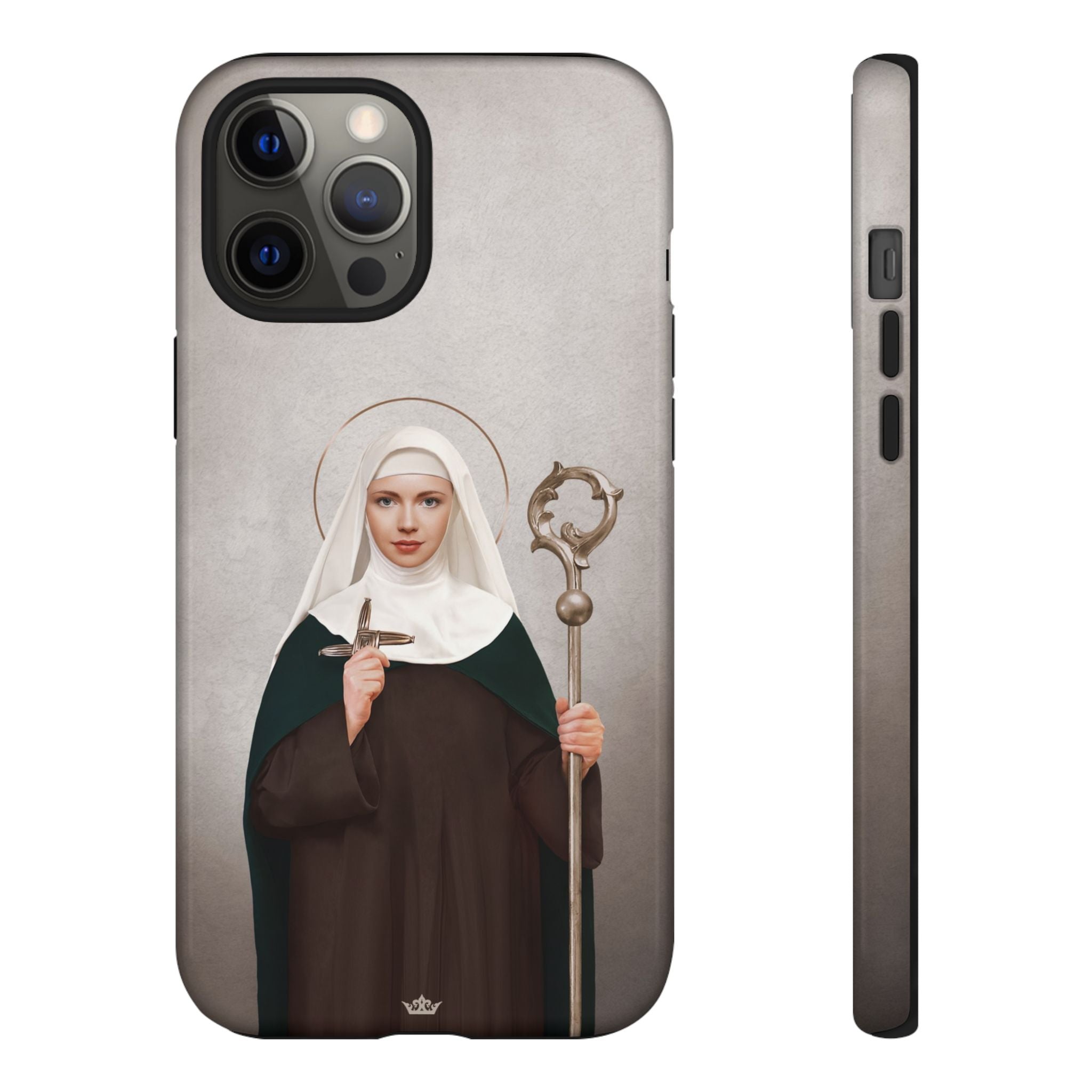 St. Brigid of Ireland Hard Phone Case (Light) - VENXARA®