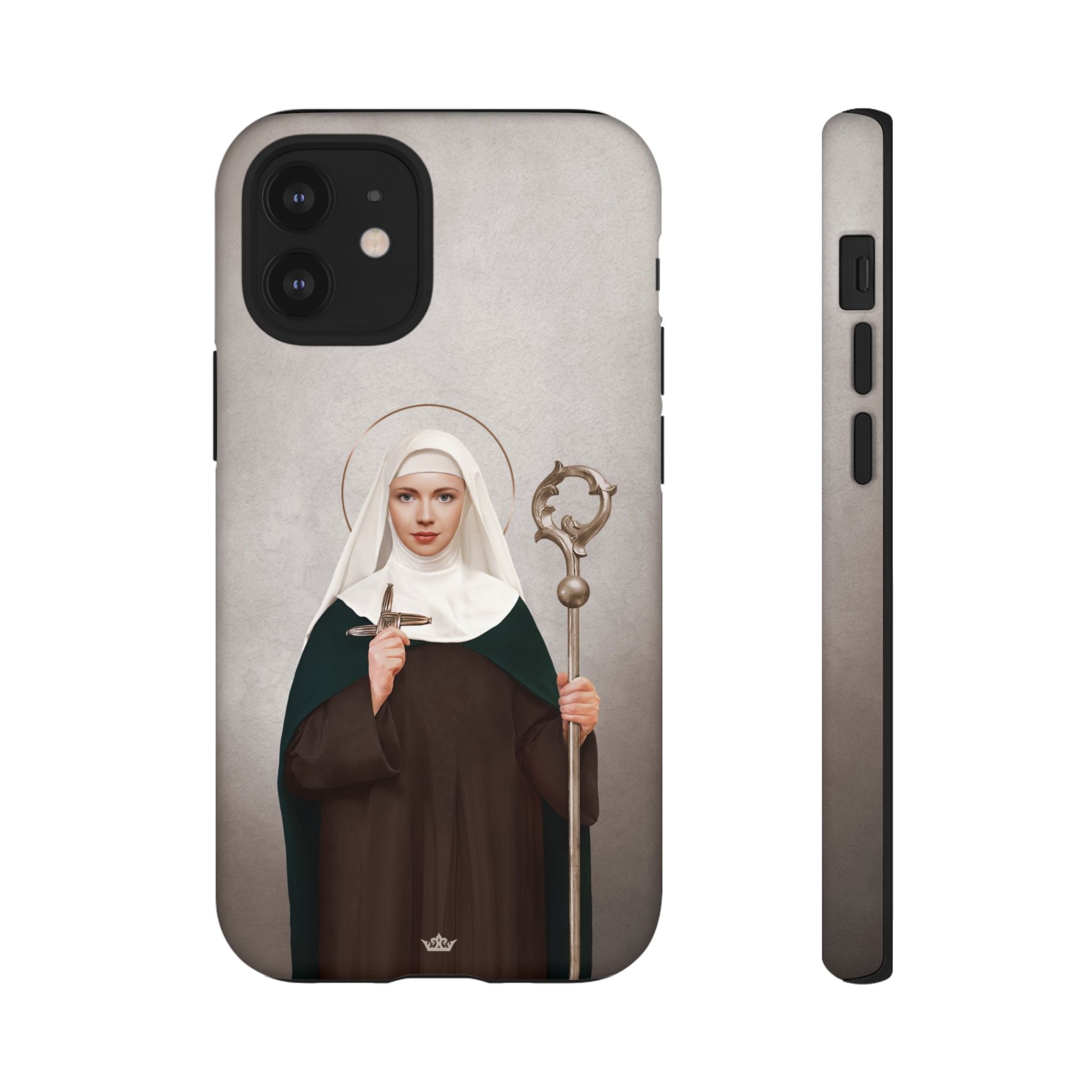 St. Brigid of Ireland Hard Phone Case (Light) - VENXARA®