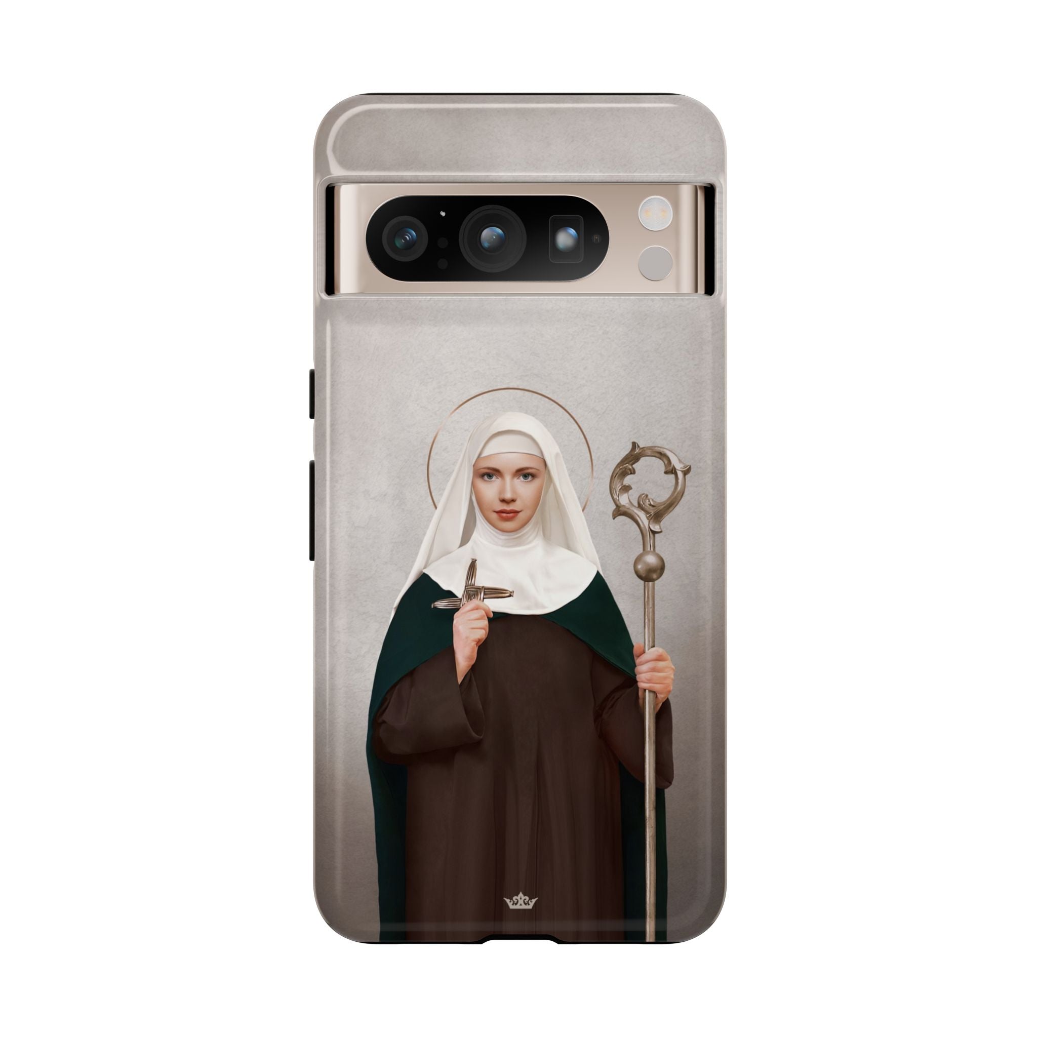 St. Brigid of Ireland Hard Phone Case (Light) - VENXARA®