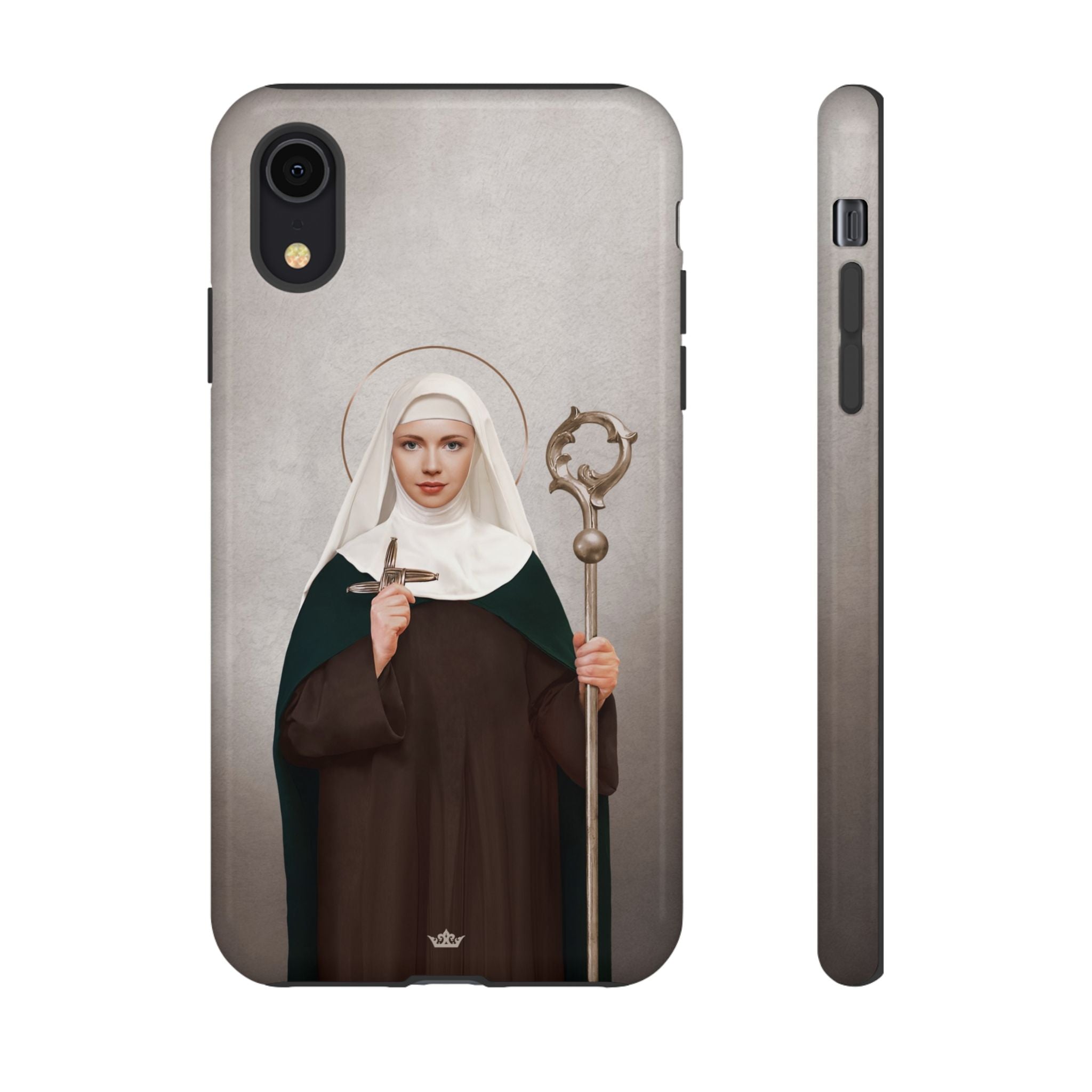 St. Brigid of Ireland Hard Phone Case (Light) - VENXARA®