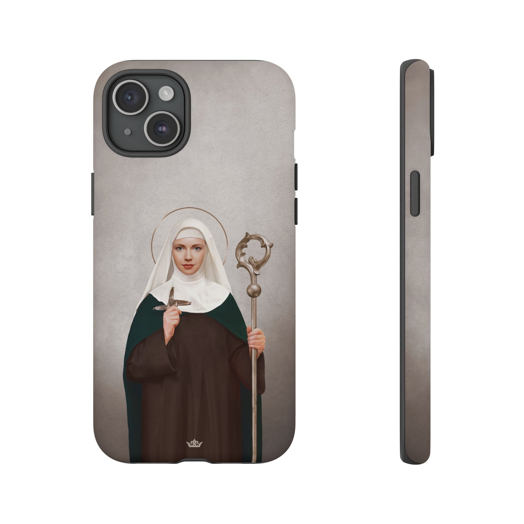 St. Brigid of Ireland Hard Phone Case (Light) - VENXARA®