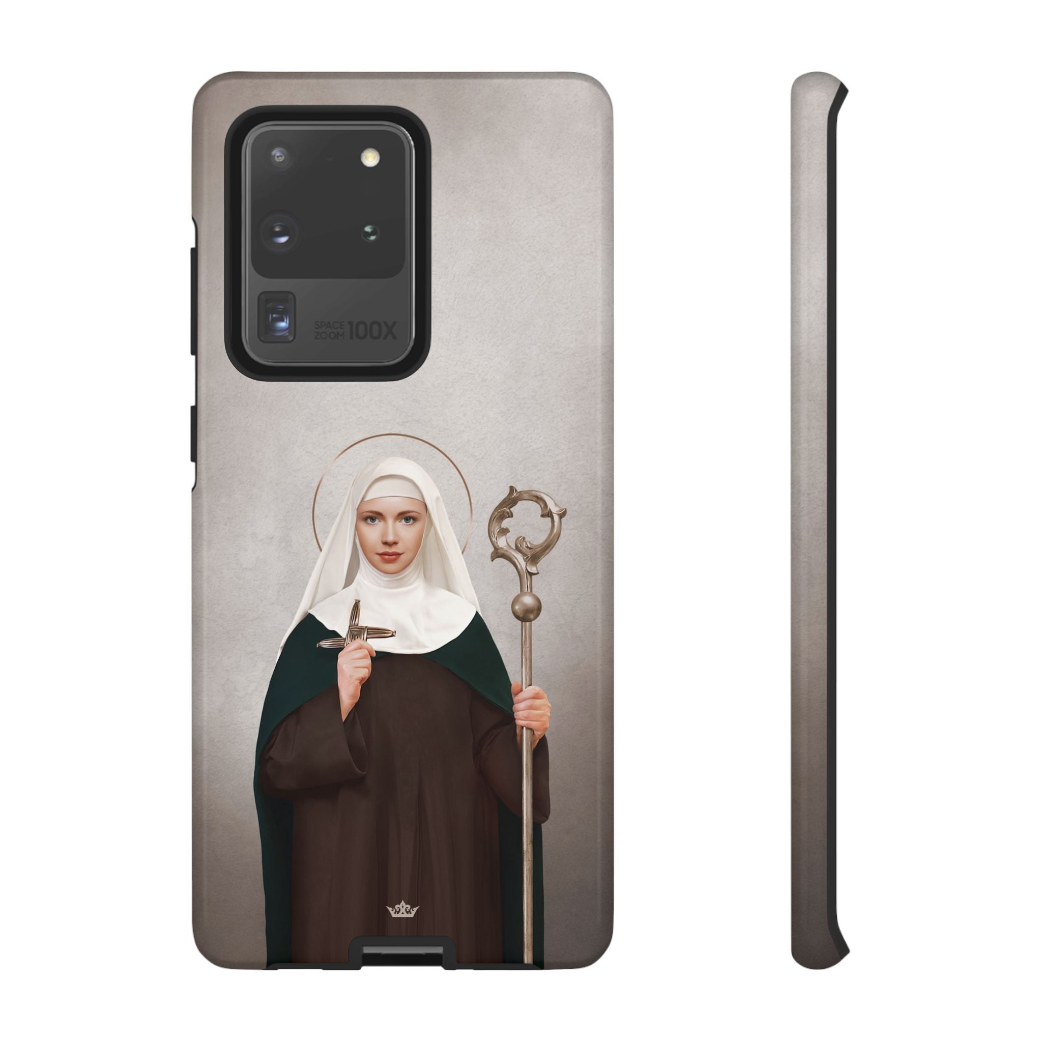 St. Brigid of Ireland Hard Phone Case (Light) - VENXARA®