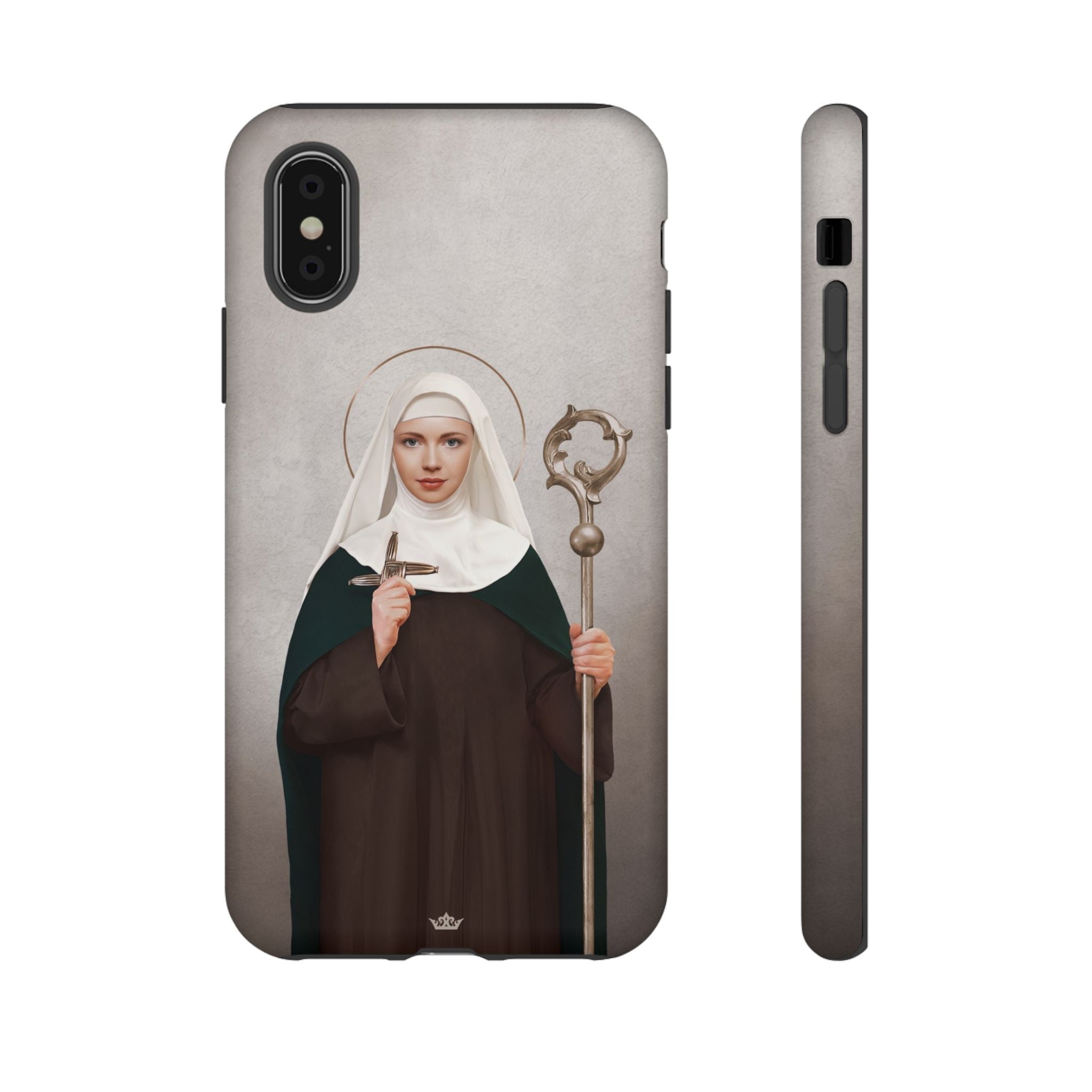 St. Brigid of Ireland Hard Phone Case (Light) - VENXARA®