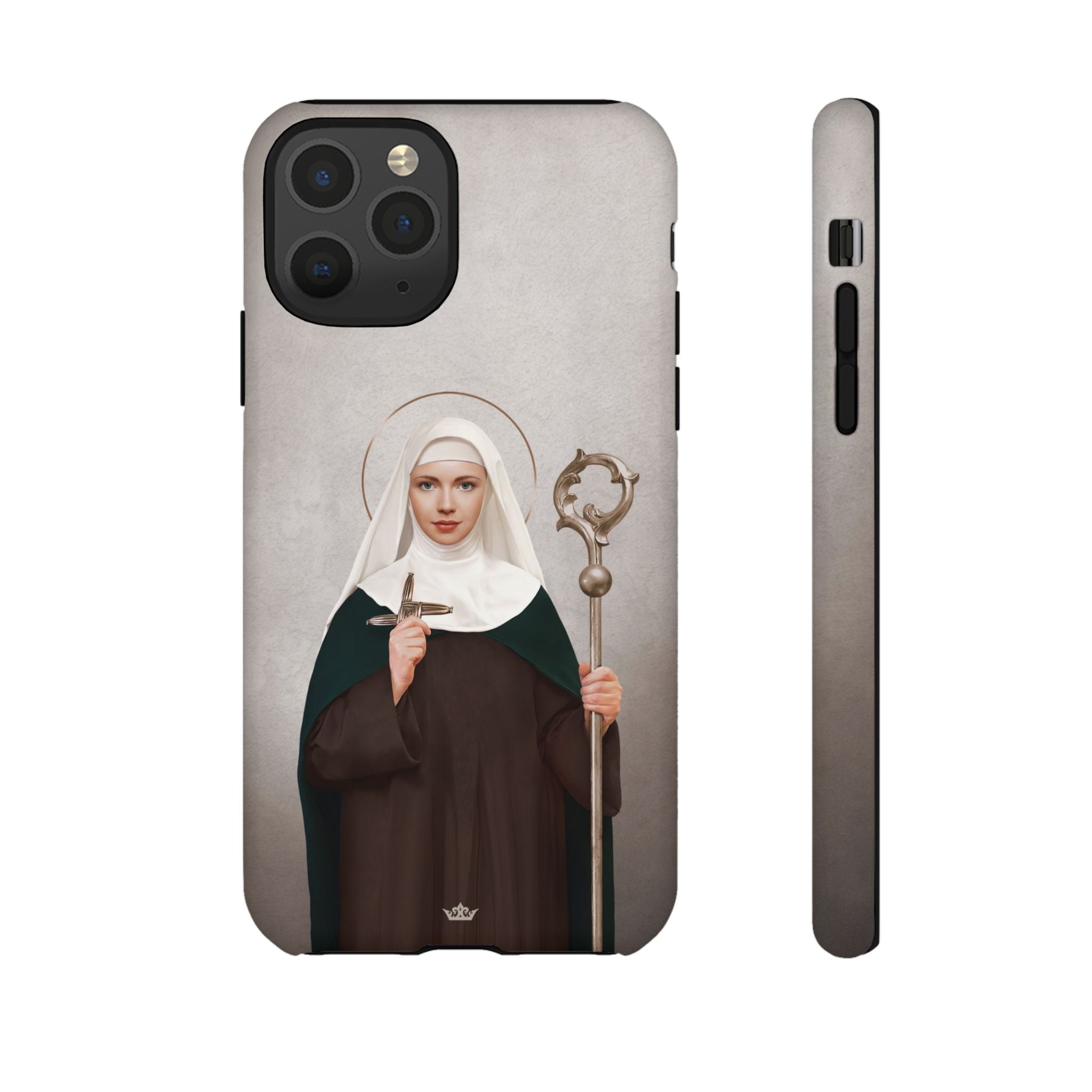 St. Brigid of Ireland Hard Phone Case (Light) - VENXARA®