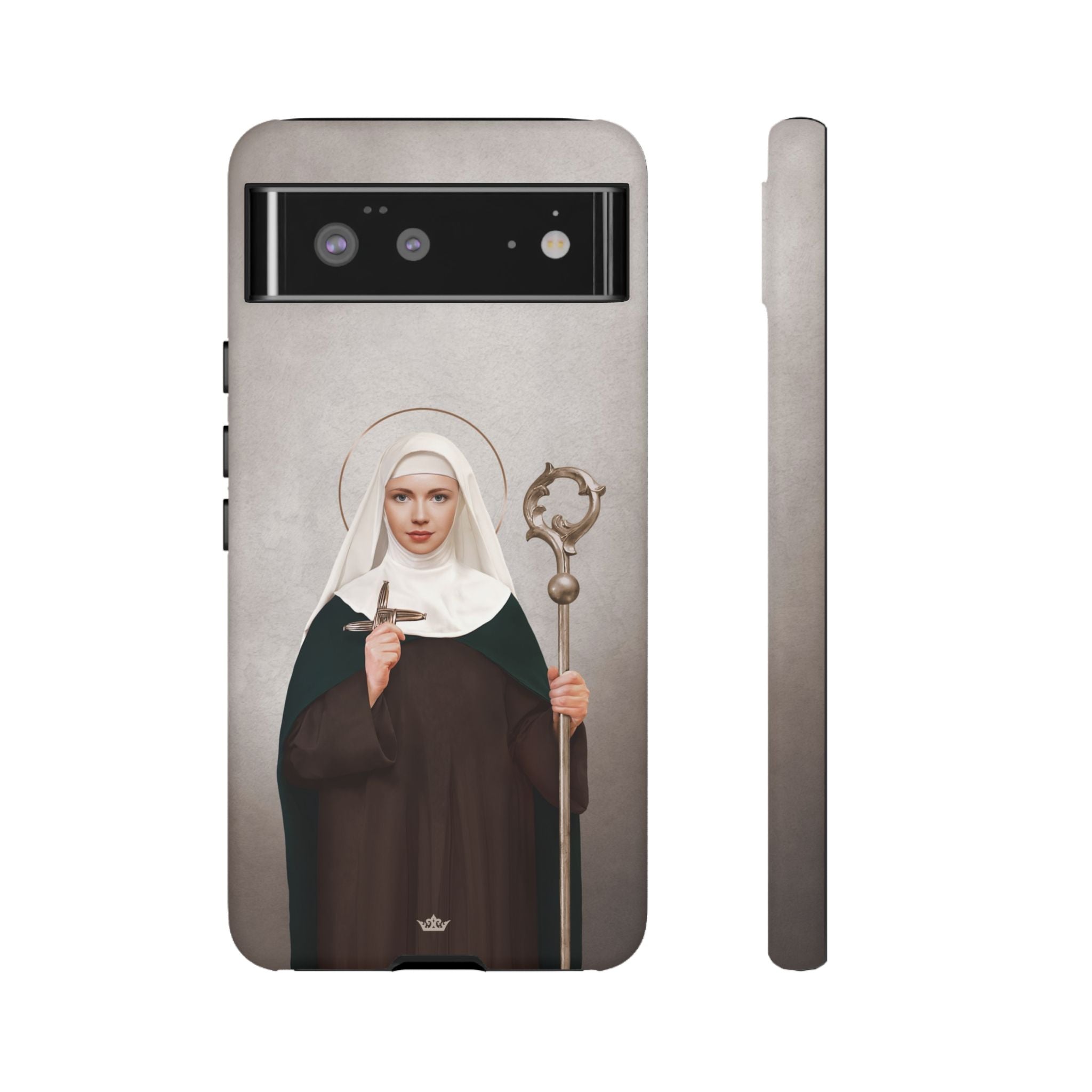 St. Brigid of Ireland Hard Phone Case (Light) - VENXARA®