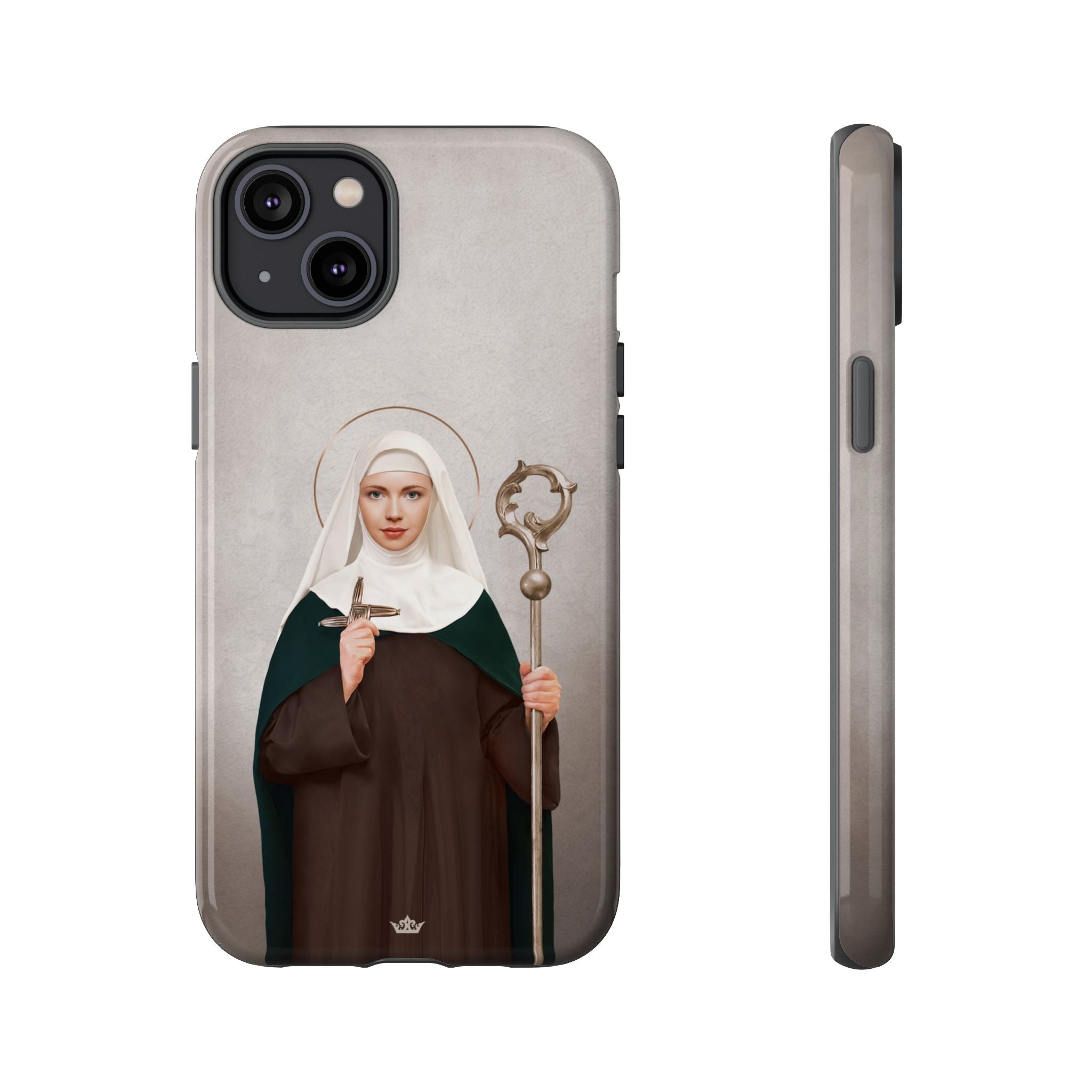 St. Brigid of Ireland Hard Phone Case (Light) - VENXARA®