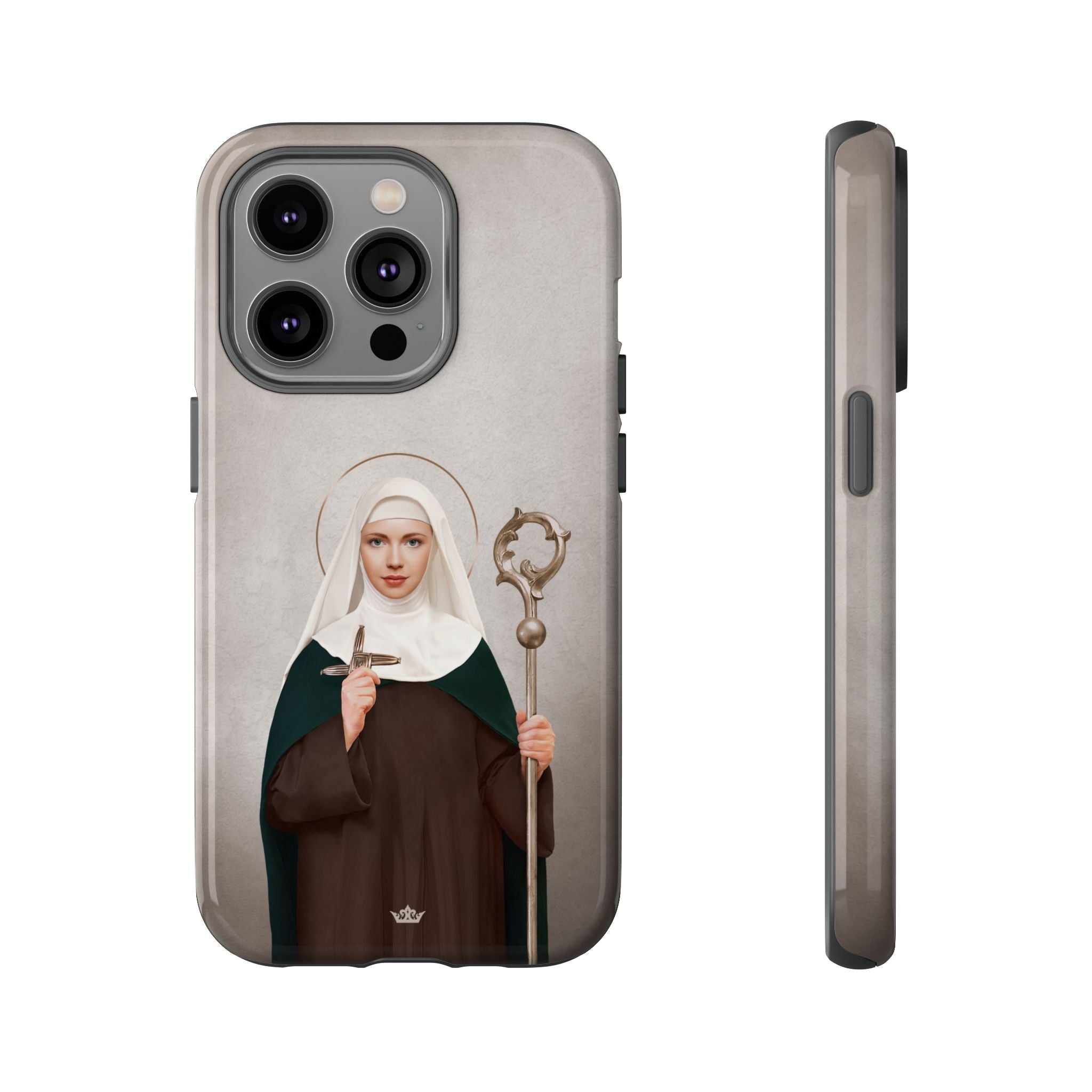 St. Brigid of Ireland Hard Phone Case (Light) - VENXARA®