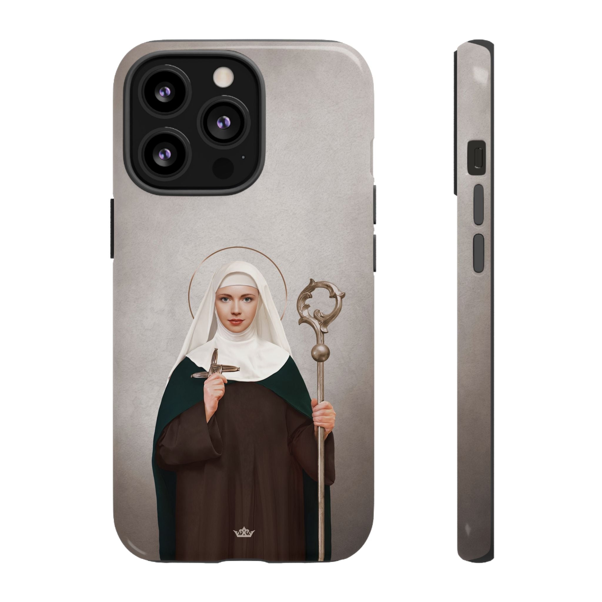 St. Brigid of Ireland Hard Phone Case (Light) - VENXARA®