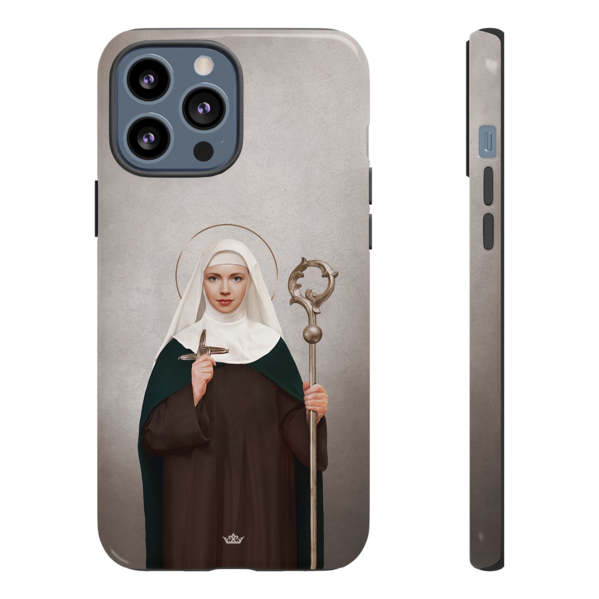 St. Brigid of Ireland Hard Phone Case (Light) - VENXARA®