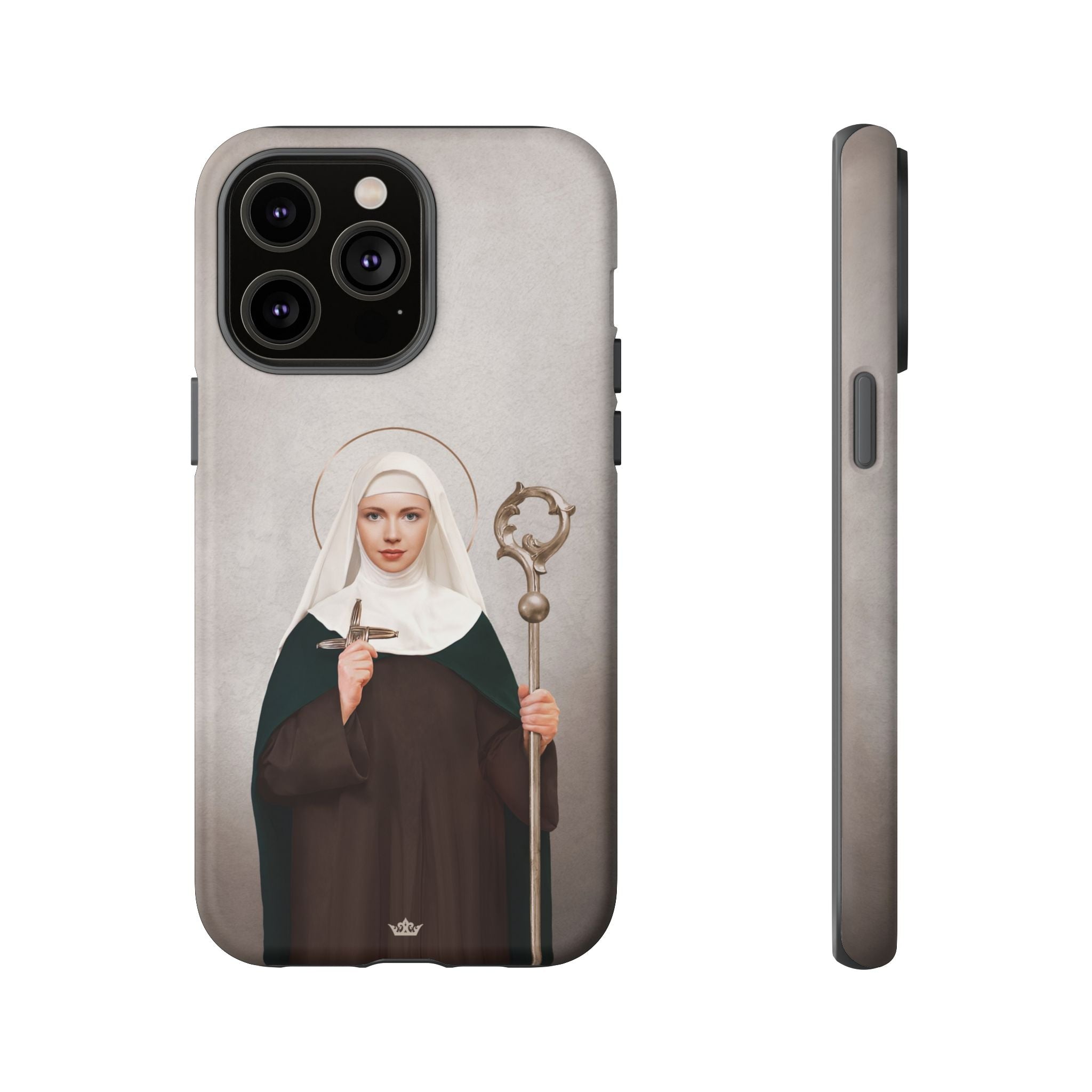 St. Brigid of Ireland Hard Phone Case (Light) - VENXARA®