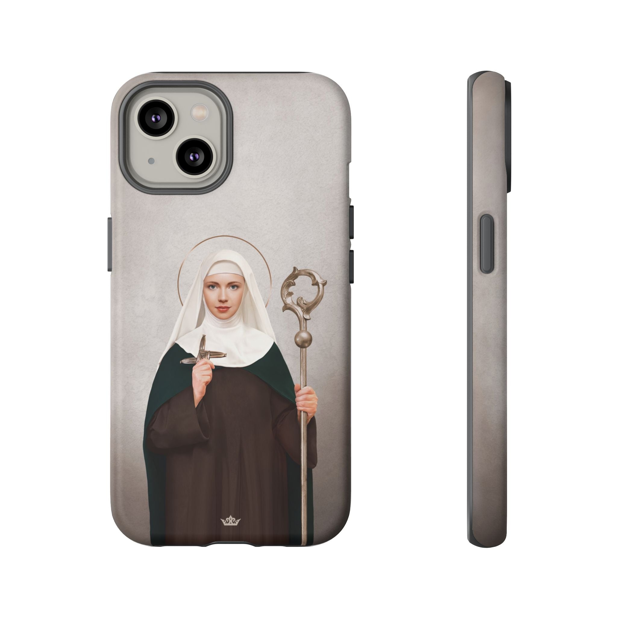 St. Brigid of Ireland Hard Phone Case (Light) - VENXARA®