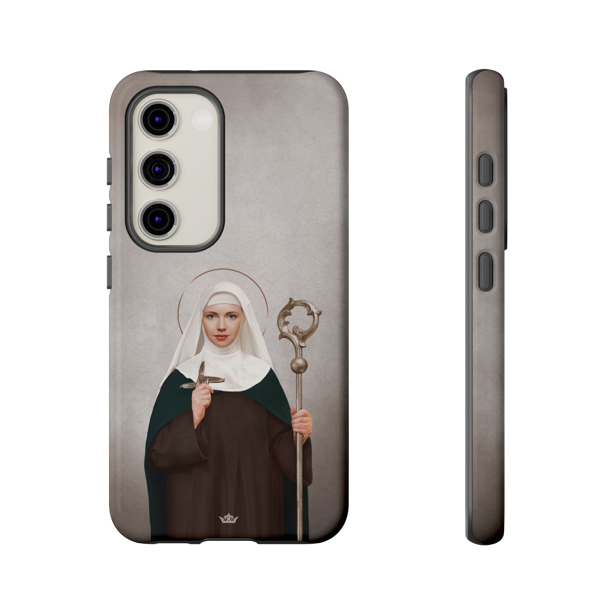 St. Brigid of Ireland Hard Phone Case (Light) - VENXARA®