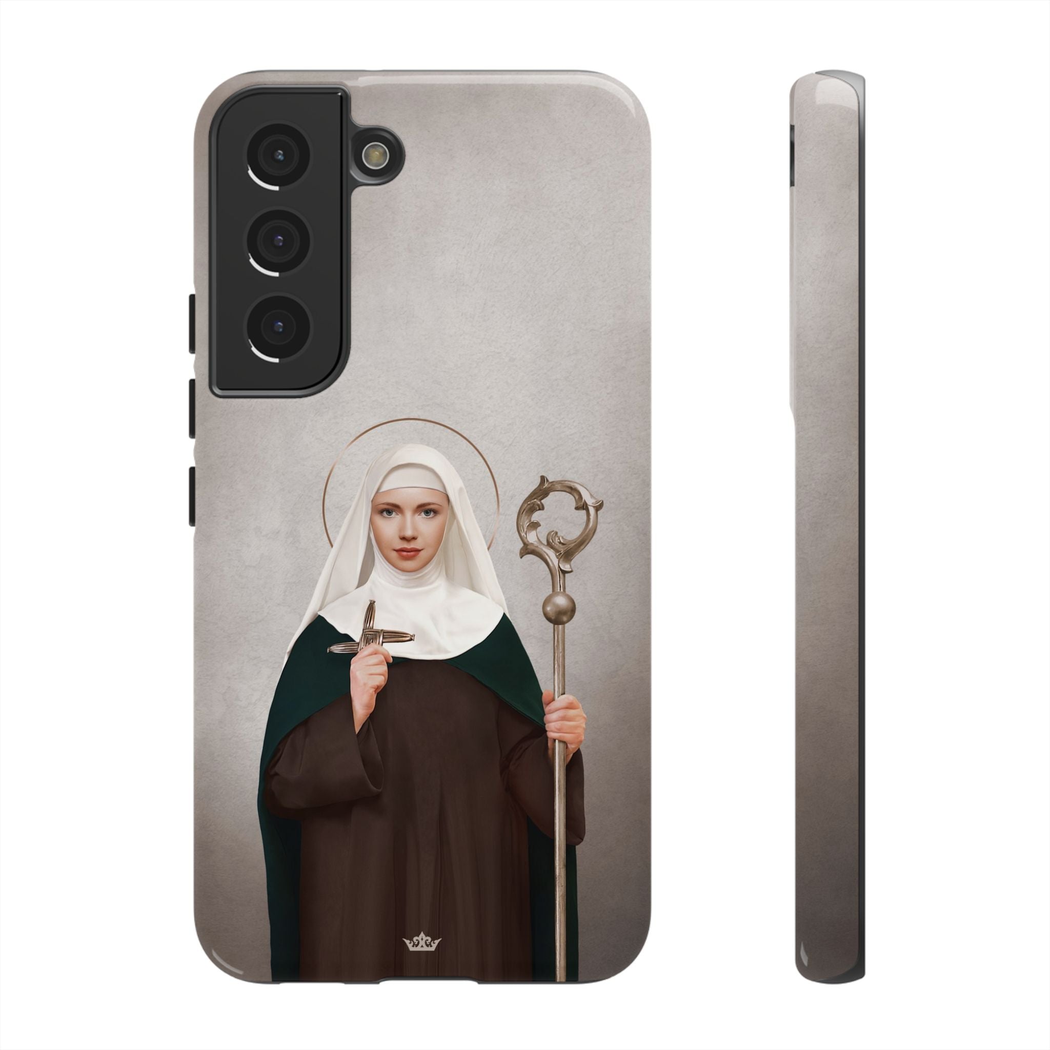 St. Brigid of Ireland Hard Phone Case (Light) - VENXARA®