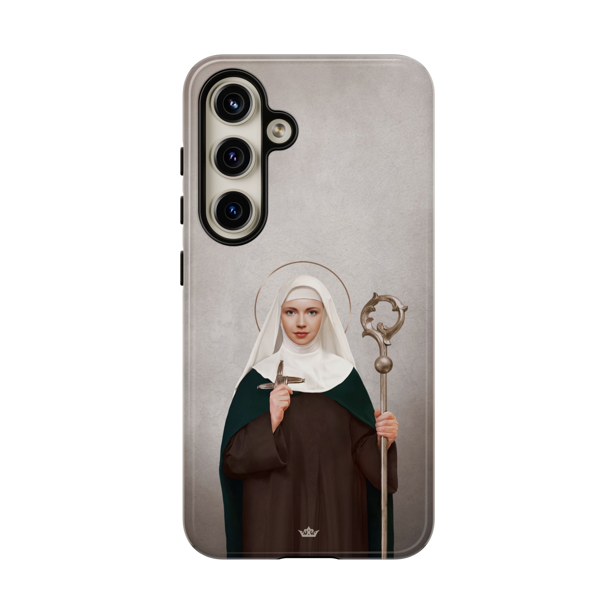 St. Brigid of Ireland Hard Phone Case (Light) - VENXARA®