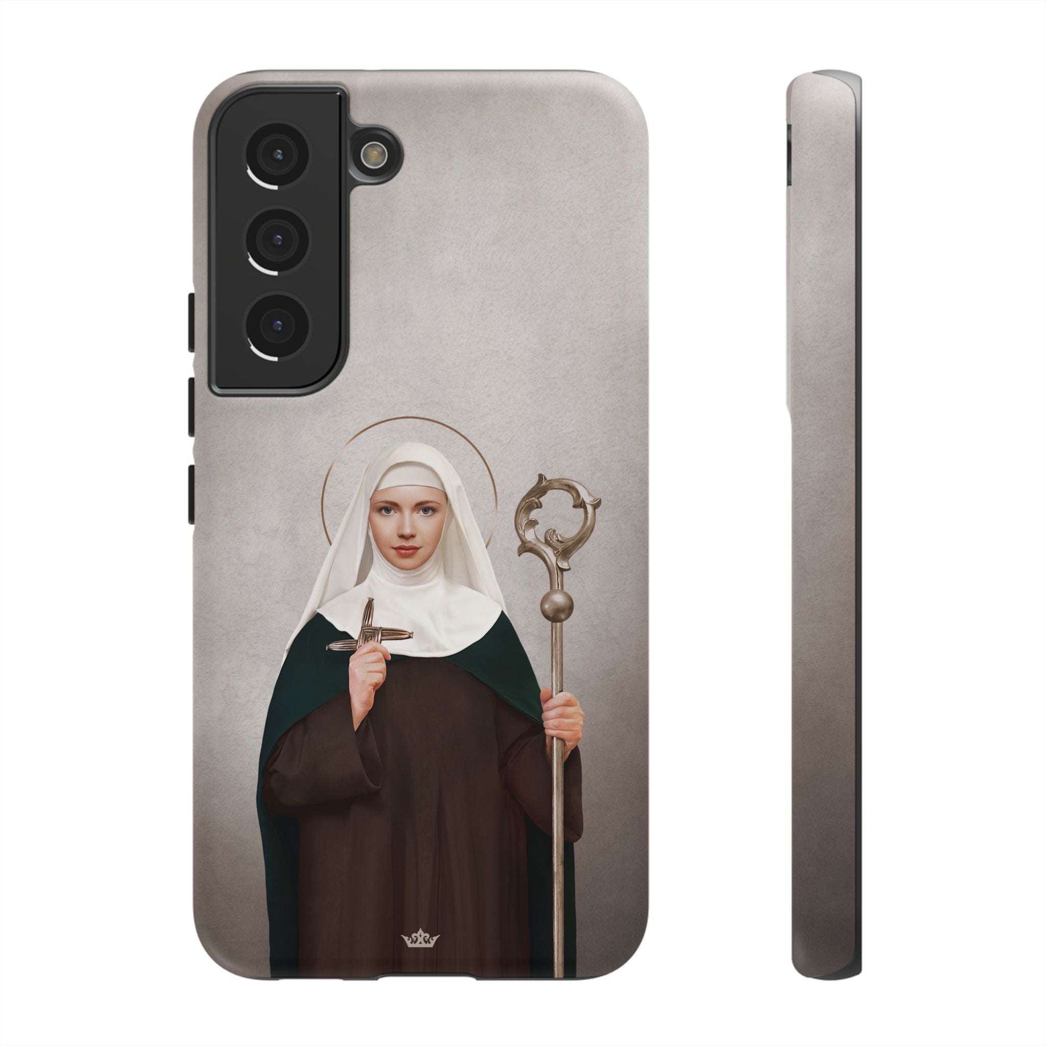 St. Brigid of Ireland Hard Phone Case (Light) - VENXARA®