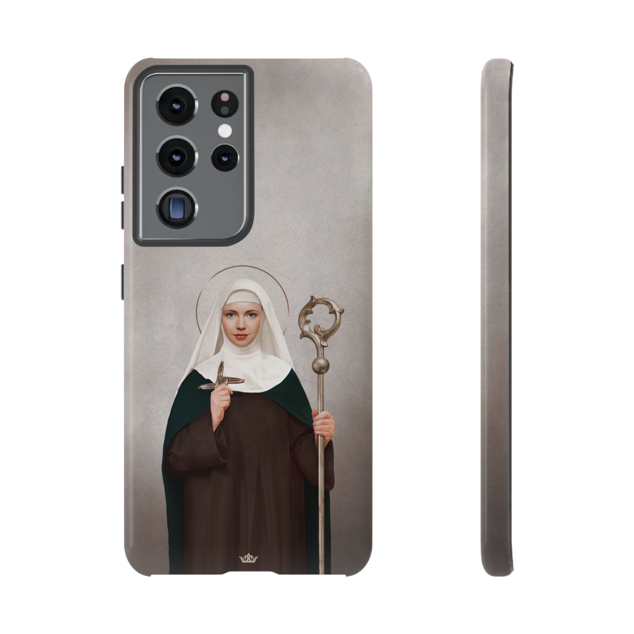 St. Brigid of Ireland Hard Phone Case (Light) - VENXARA®