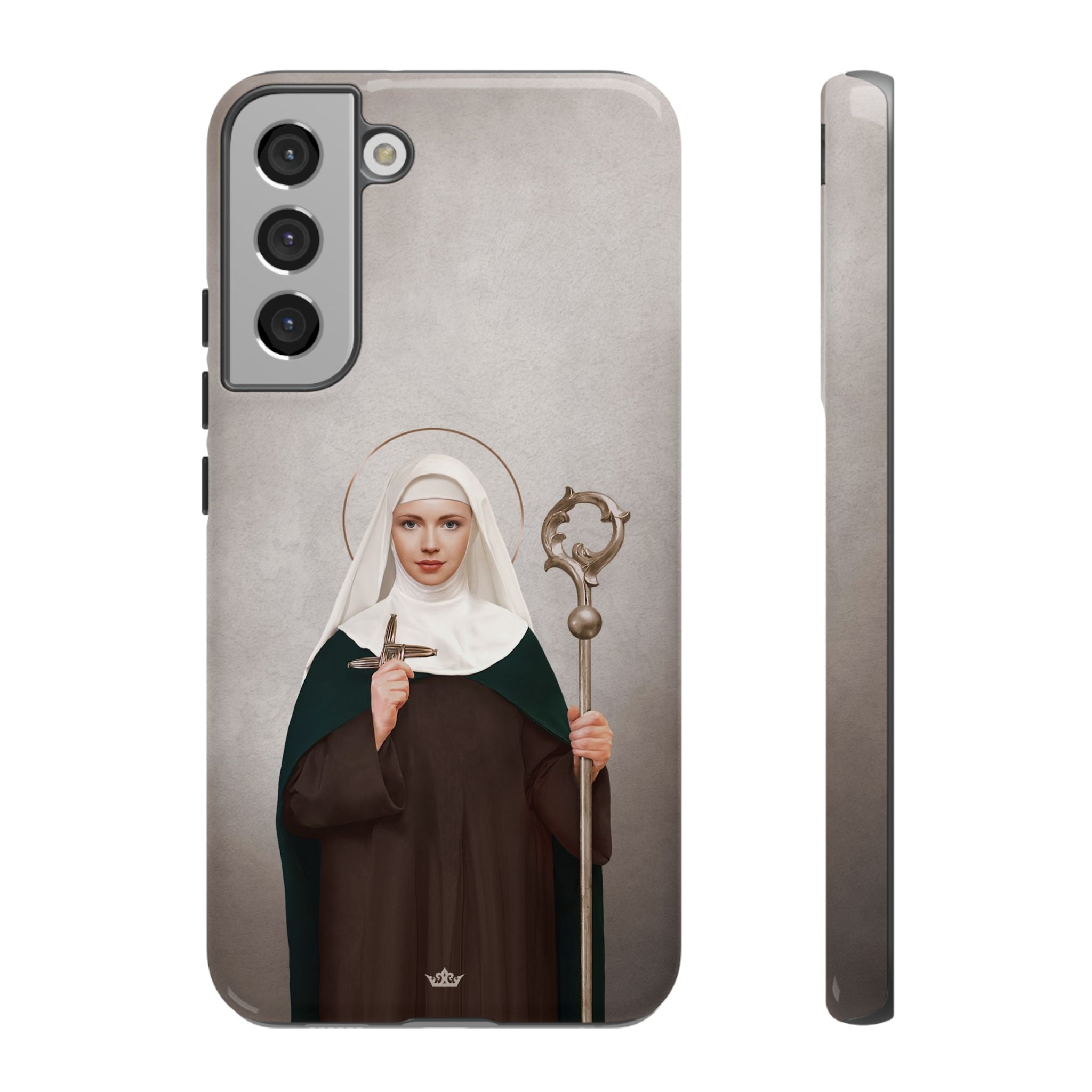 St. Brigid of Ireland Hard Phone Case (Light) - VENXARA®