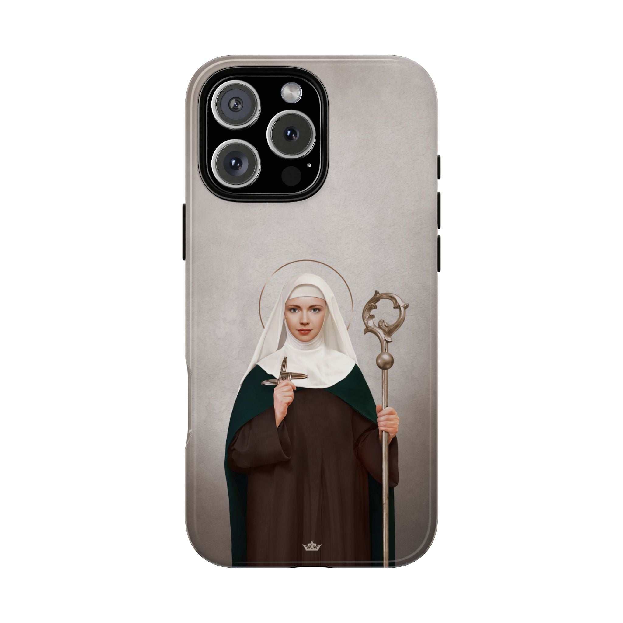 St. Brigid of Ireland Hard Phone Case (Light) - VENXARA®