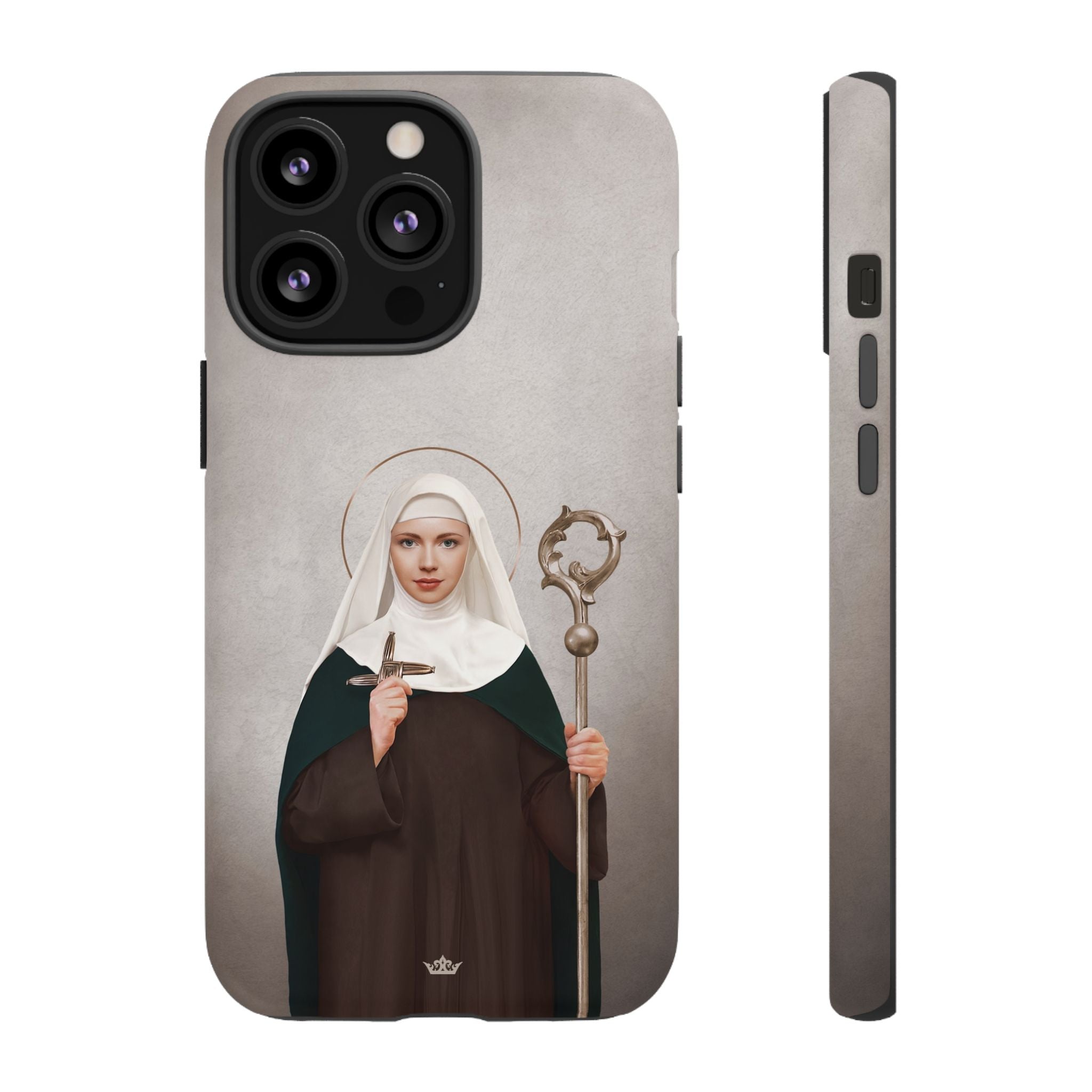 St. Brigid of Ireland Hard Phone Case (Light) - VENXARA®