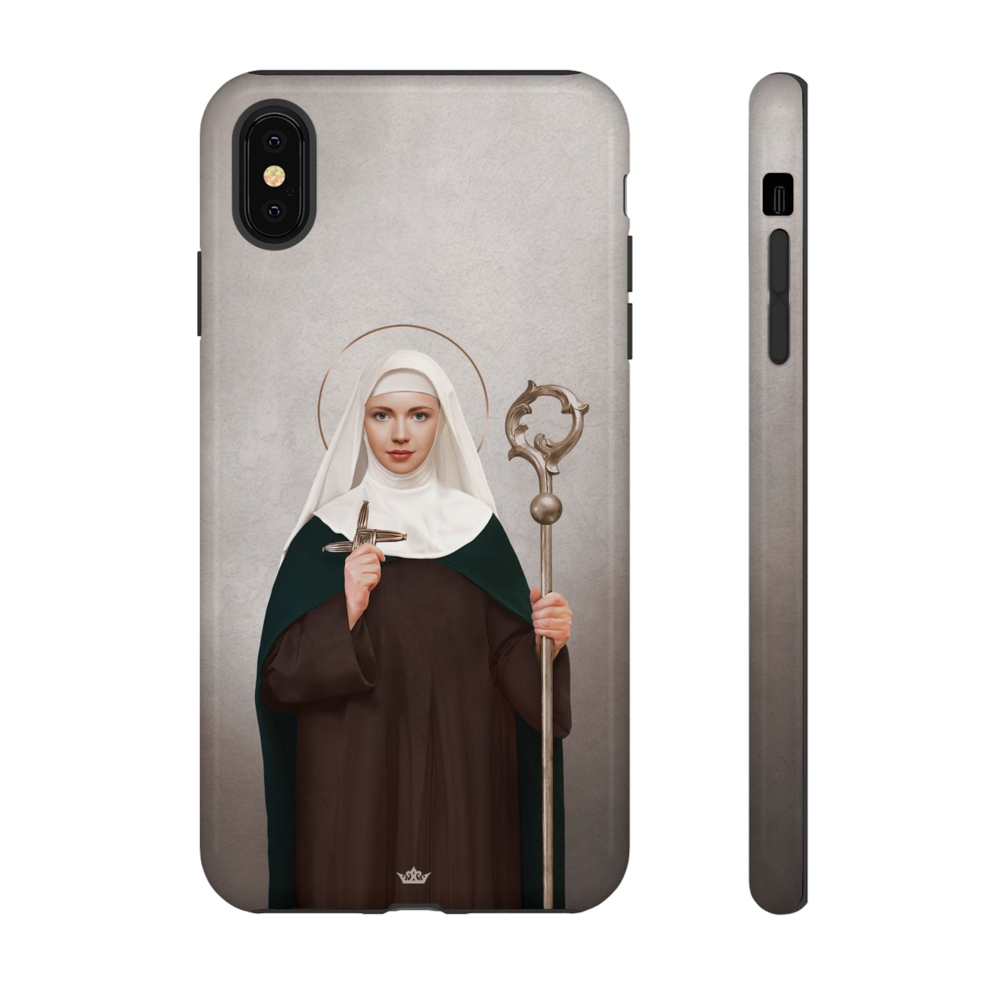 St. Brigid of Ireland Hard Phone Case (Light) - VENXARA®