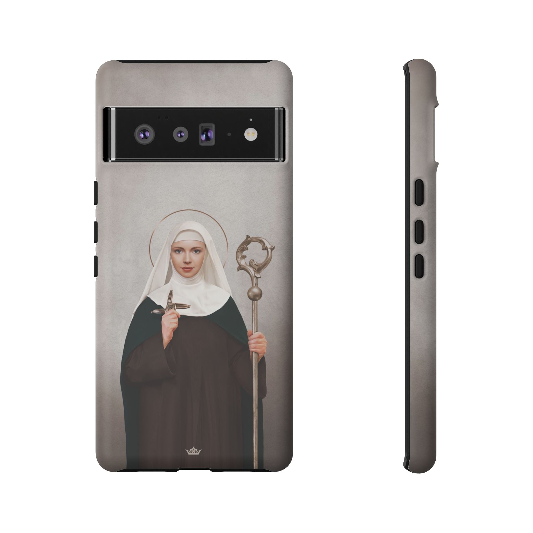 St. Brigid of Ireland Hard Phone Case (Light) - VENXARA®