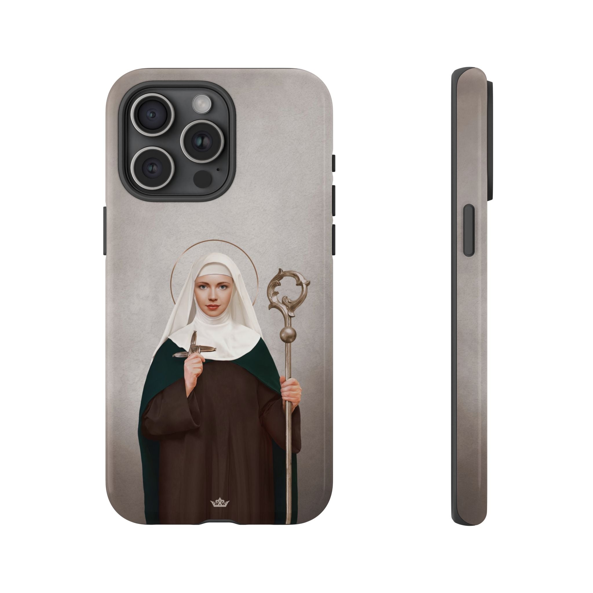 St. Brigid of Ireland Hard Phone Case (Light) - VENXARA®