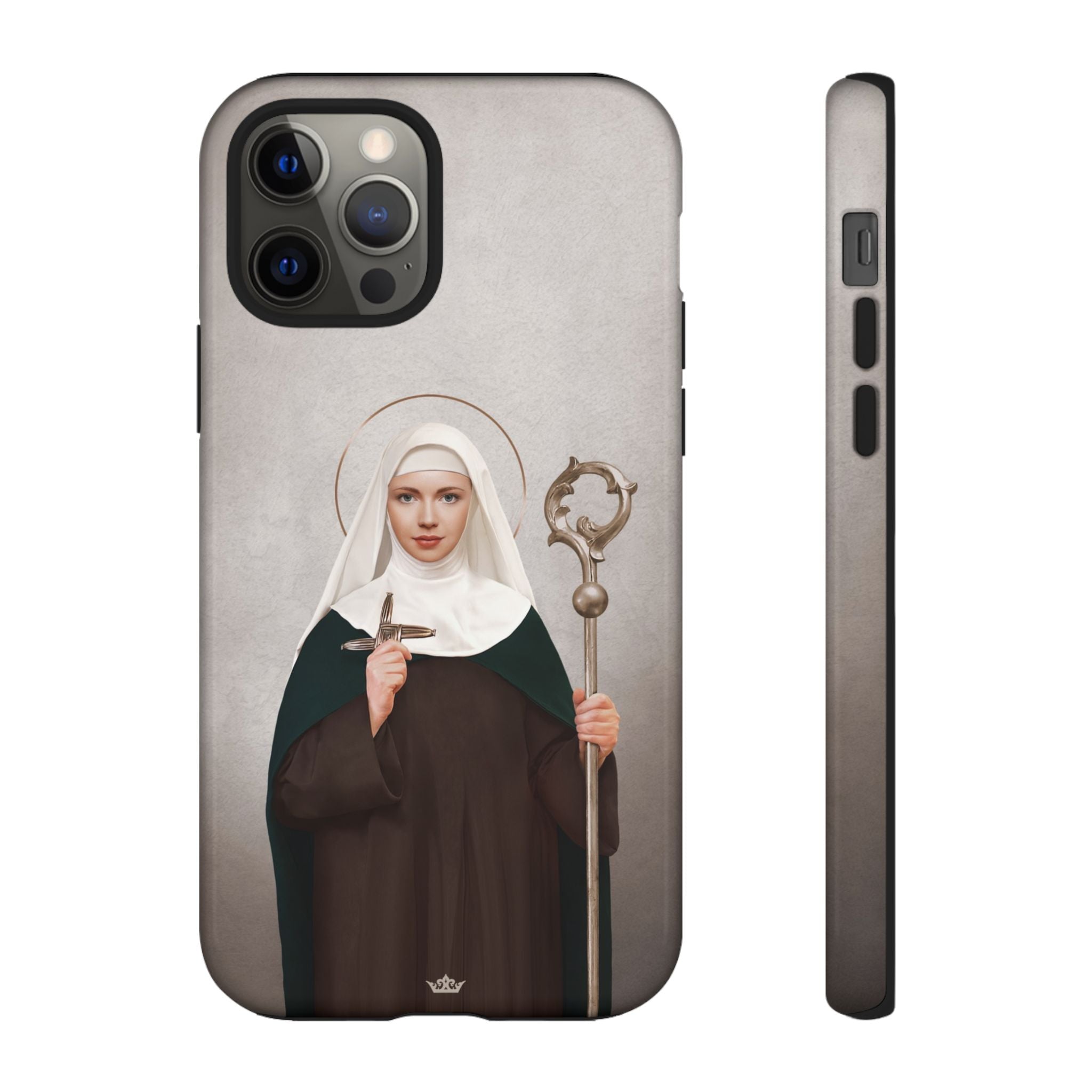 St. Brigid of Ireland Hard Phone Case (Light) - VENXARA®