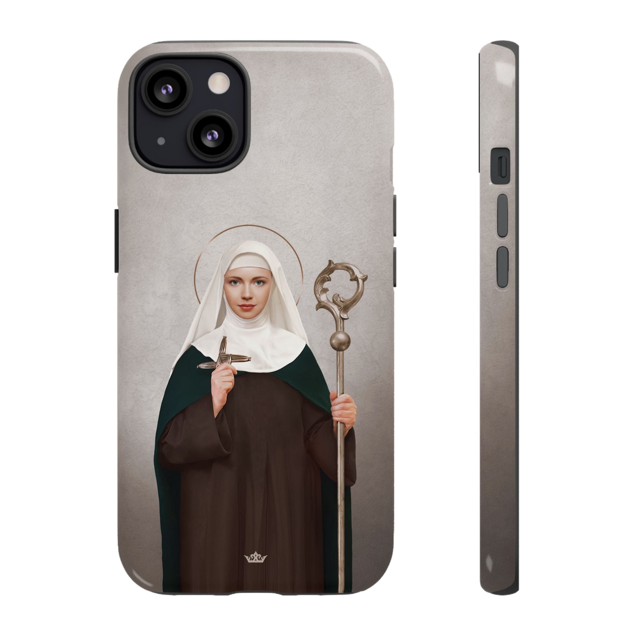 St. Brigid of Ireland Hard Phone Case (Light) - VENXARA®