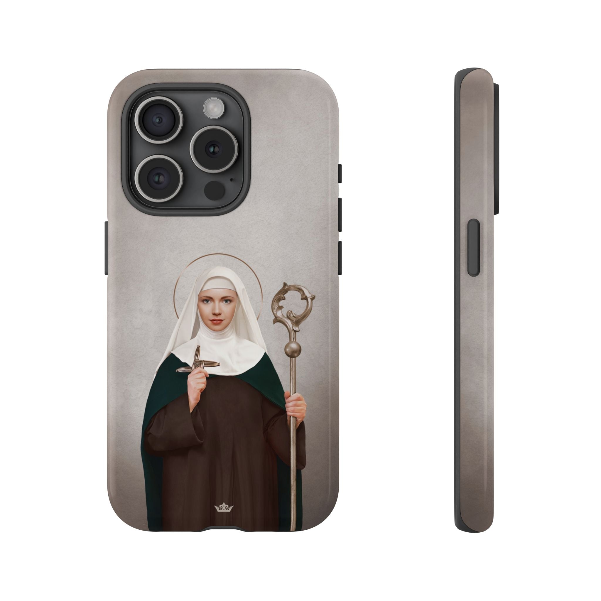 St. Brigid of Ireland Hard Phone Case (Light) - VENXARA®