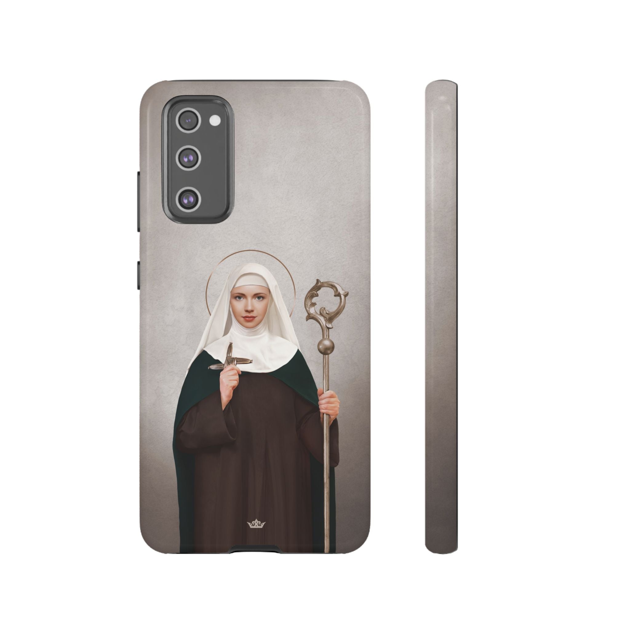 St. Brigid of Ireland Hard Phone Case (Light) - VENXARA®