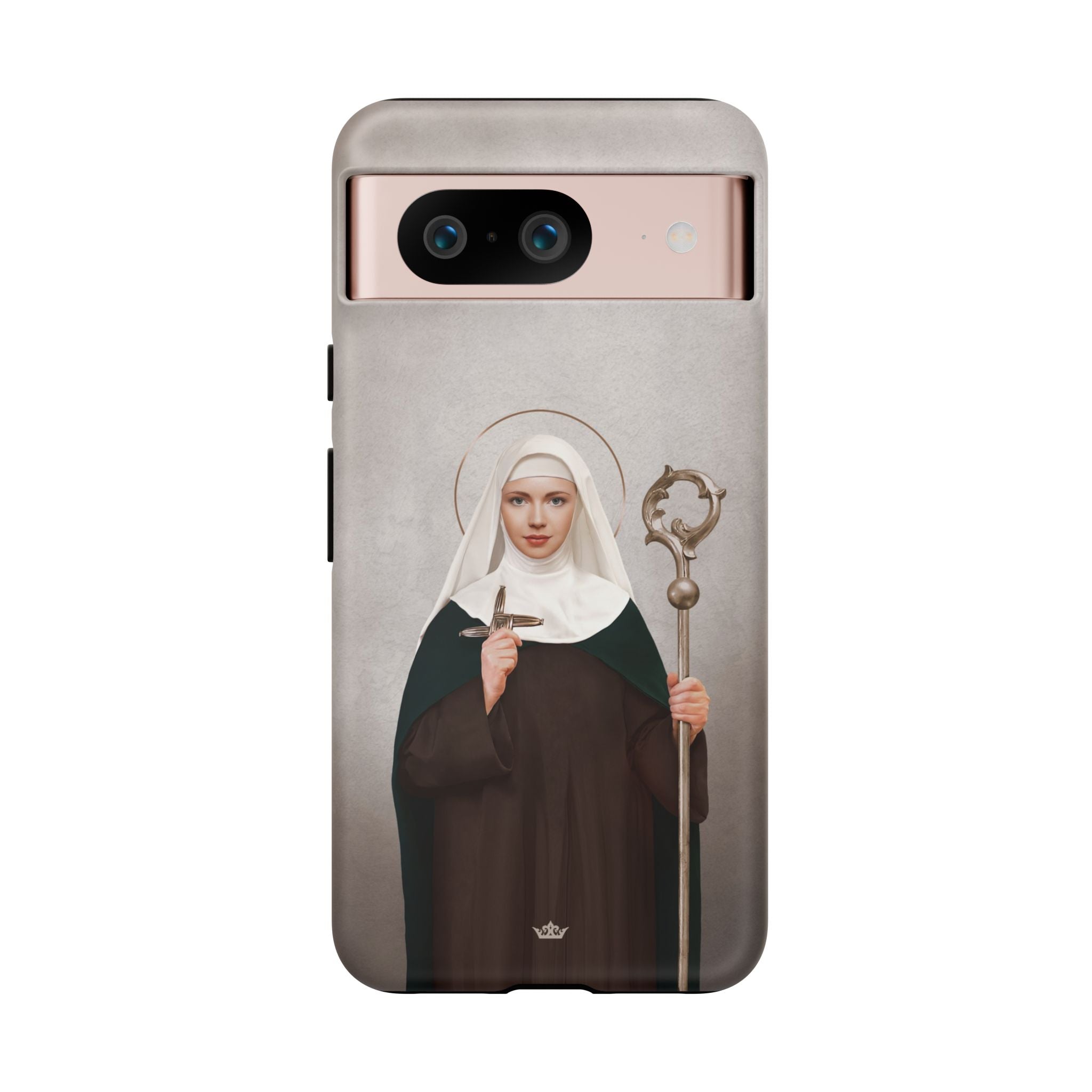 St. Brigid of Ireland Hard Phone Case (Light) - VENXARA®