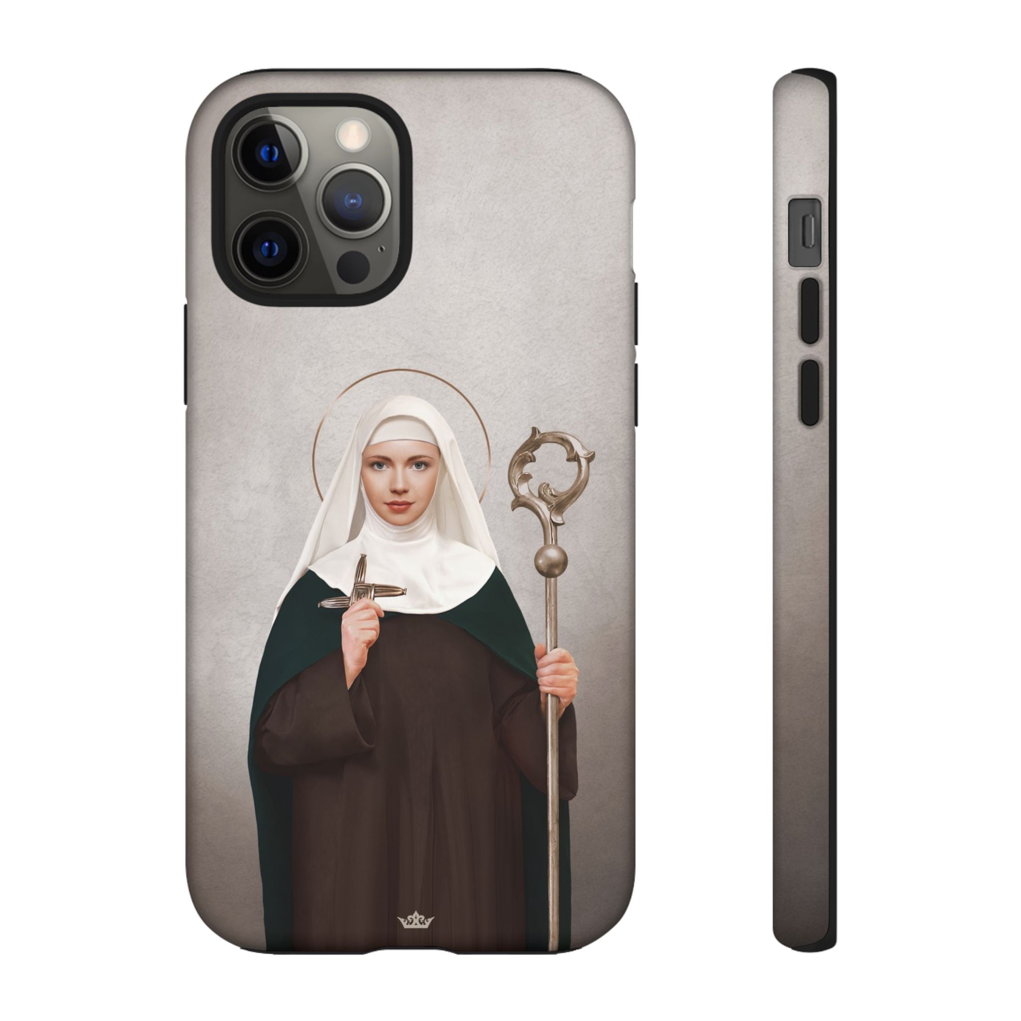 St. Brigid of Ireland Hard Phone Case (Light) - VENXARA®